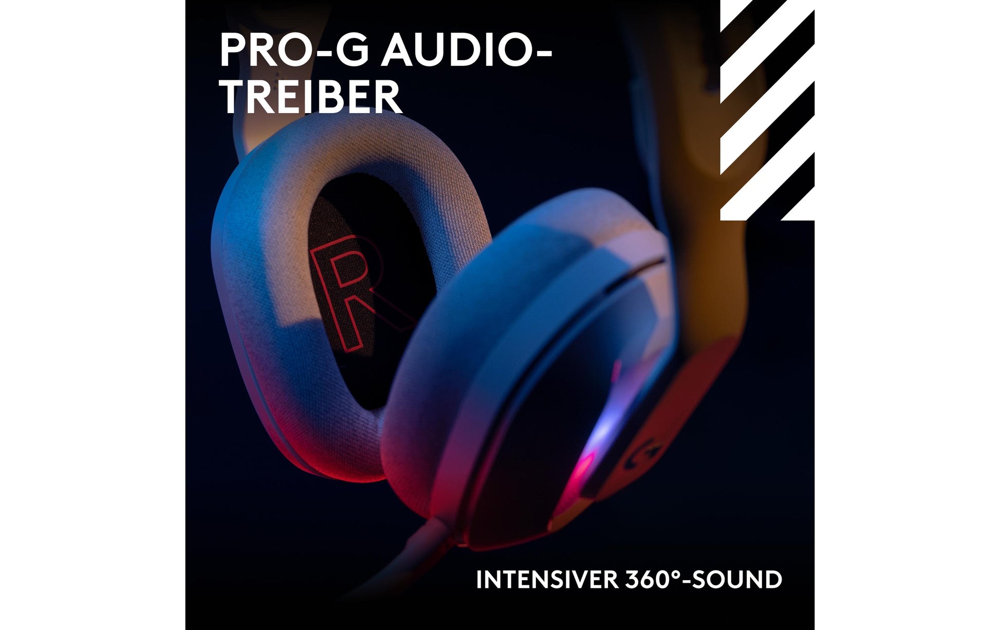 Logitech G Astro A20 X Gaming-Headset – Over-Ear, Kabel + BT, mit USB-A-Dongle, für Xbox Series S, Weiss