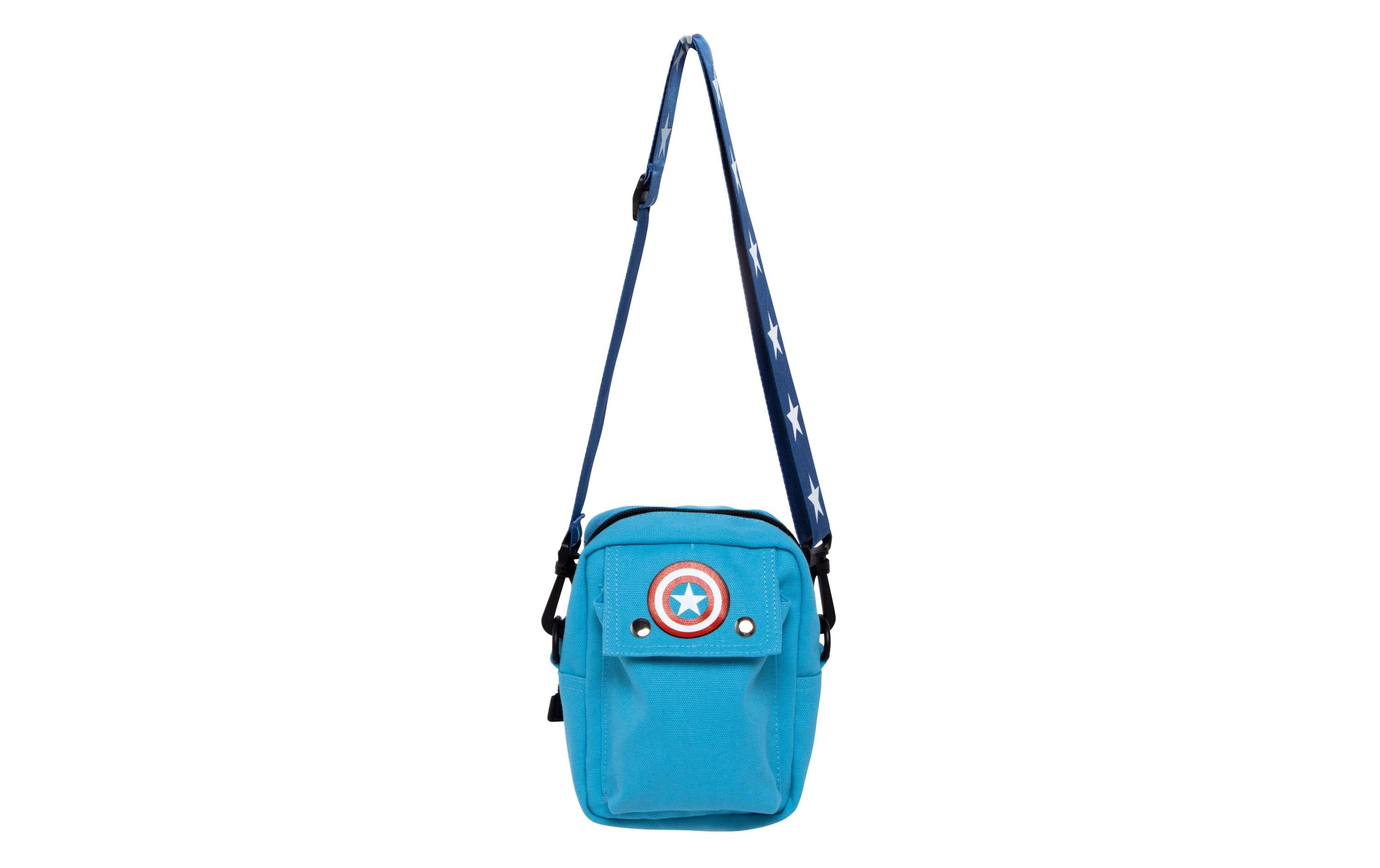 Arditex Umhängetasche, Polyester, Blau, Motiv Captain America