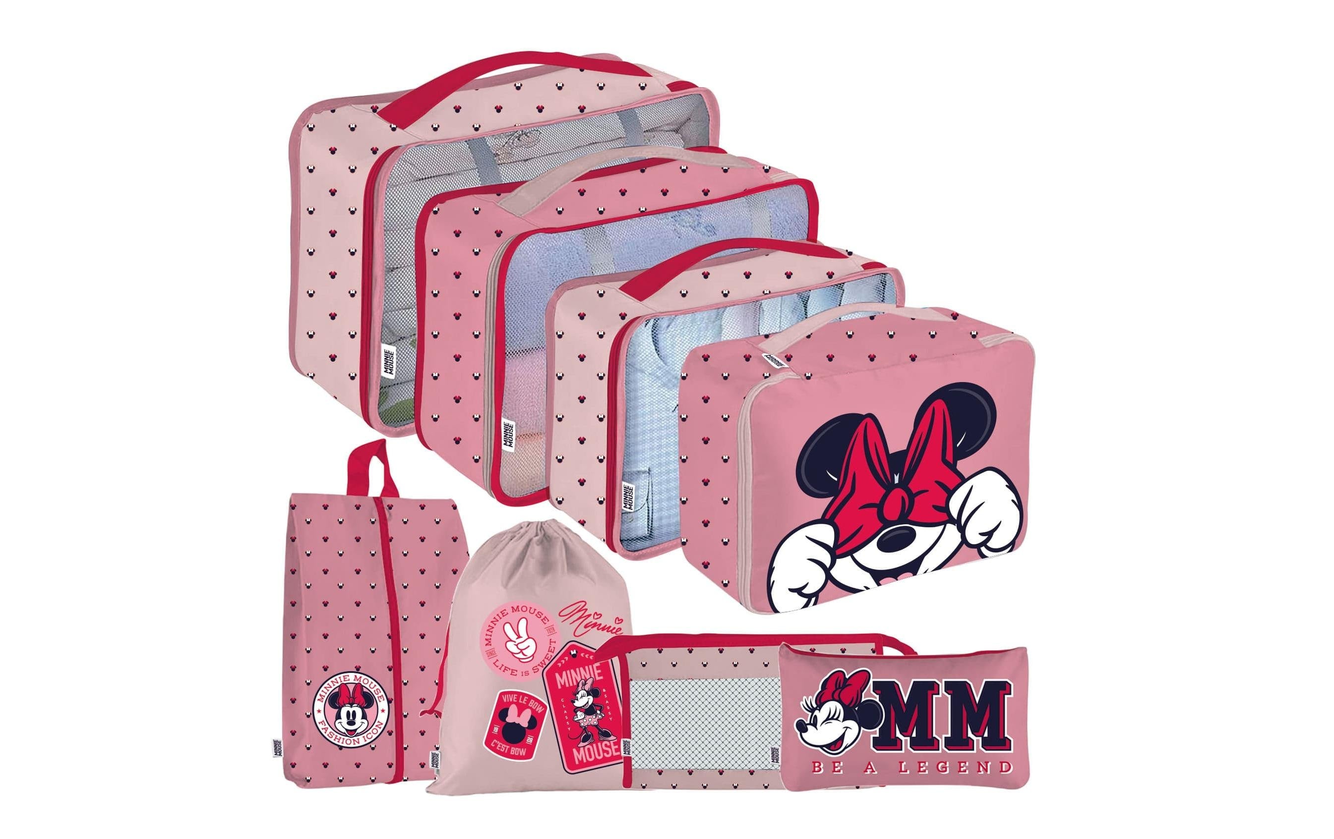 Arditex Packhilfen-Set – Minnie Mouse – Mehrfarbig