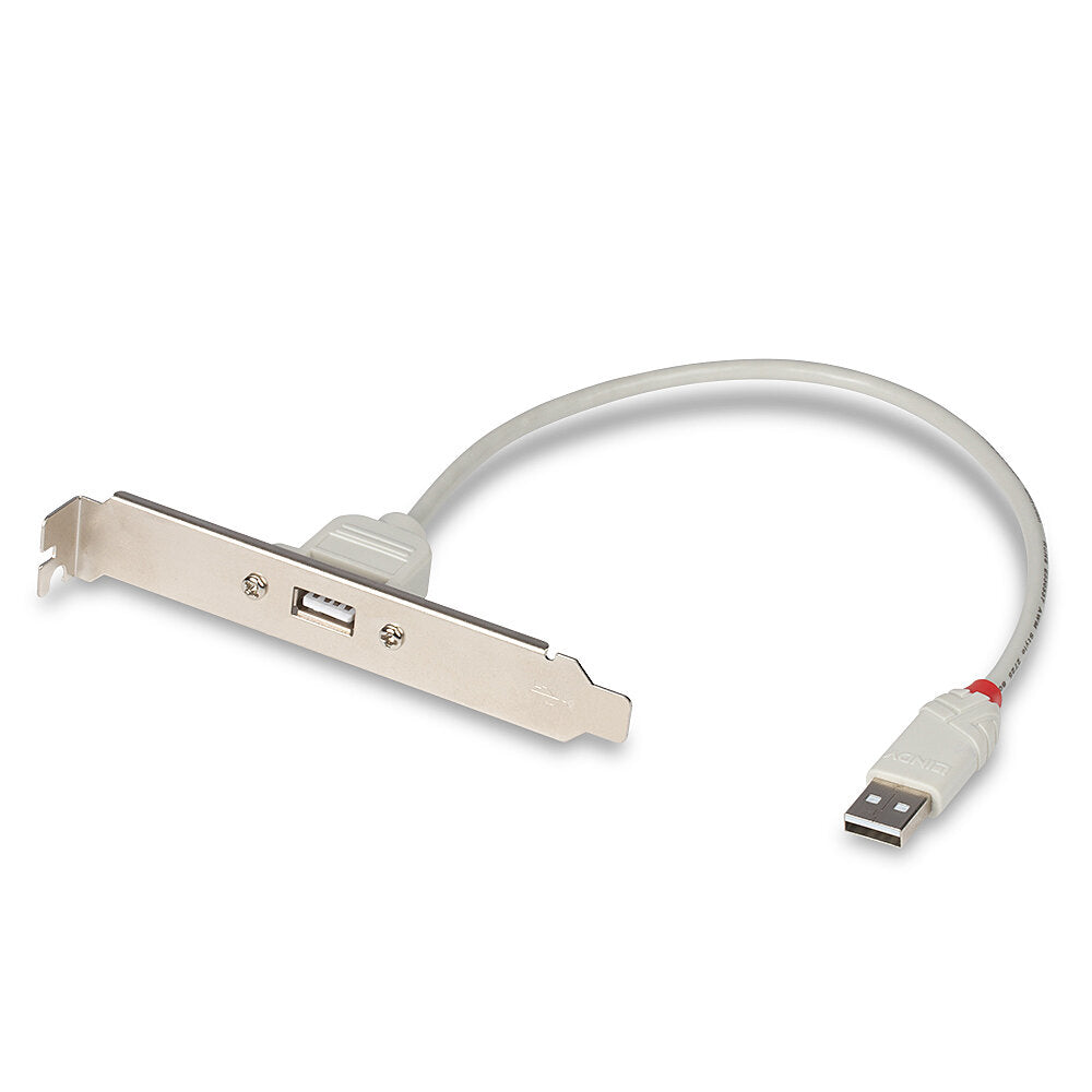 Lindy USB-A Verlängerungskabel (Stecker auf Buchse) – USB 2.0 (480 Mbit/s) – 0,3 m