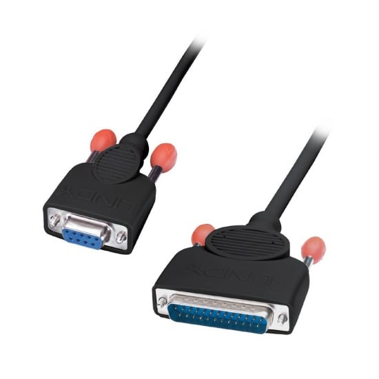 Lindy Serielles Druckerkabel 2 m, 9 p Sub-D/25 p Sub-D – für Juki/OKI Microline/Seikosha u. a.