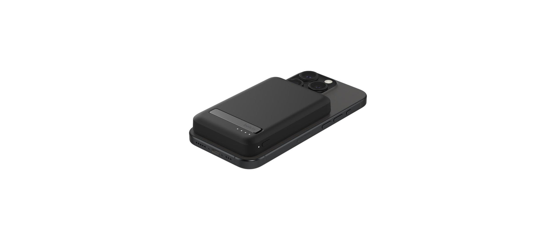 Belkin Powerbank 5000 mAh, Kabelloses Laden, mit Kabel
