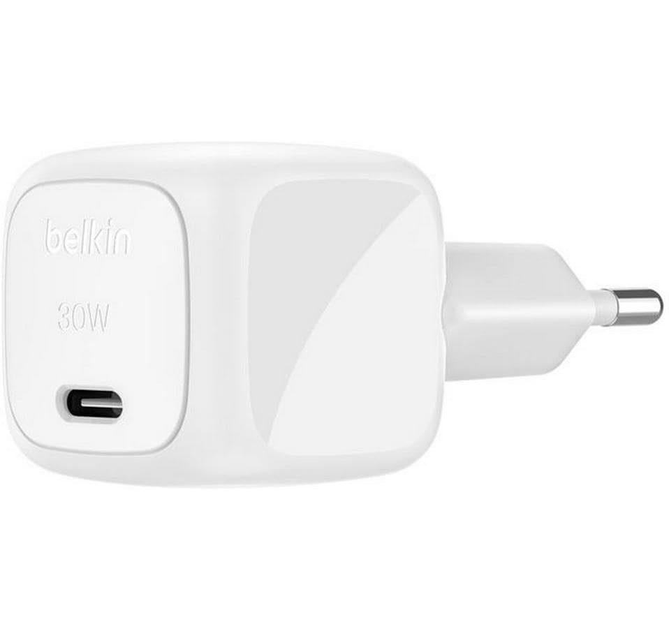 Belkin BOOSTCHARGE Ladegerät – 30 W, 1× USB-C, PD, PPS, mit 1 m Kabel