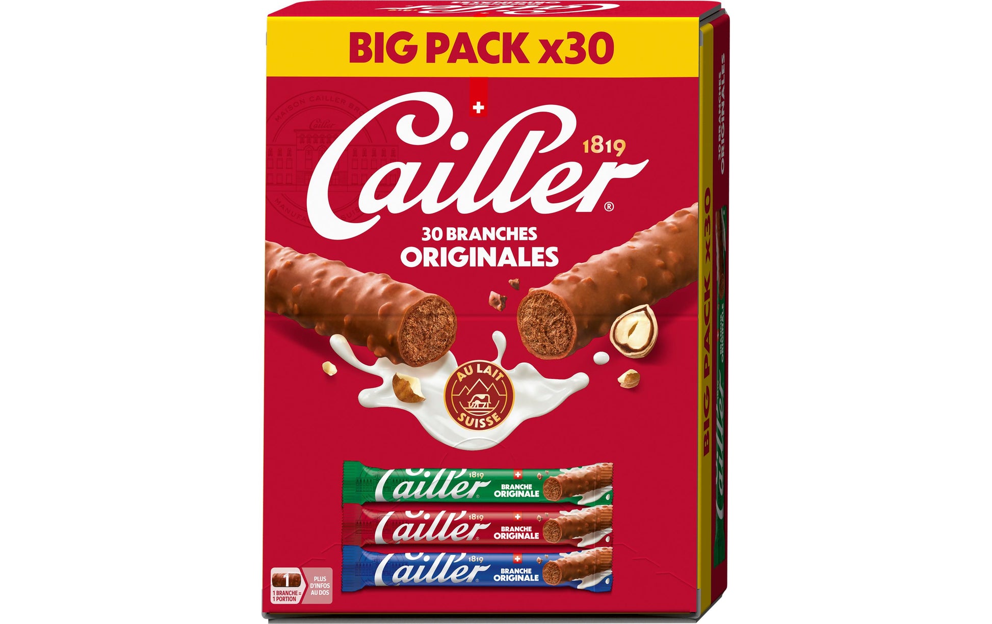 Cailler Branche – Pralinen – Vanille – 30 × 23 g
