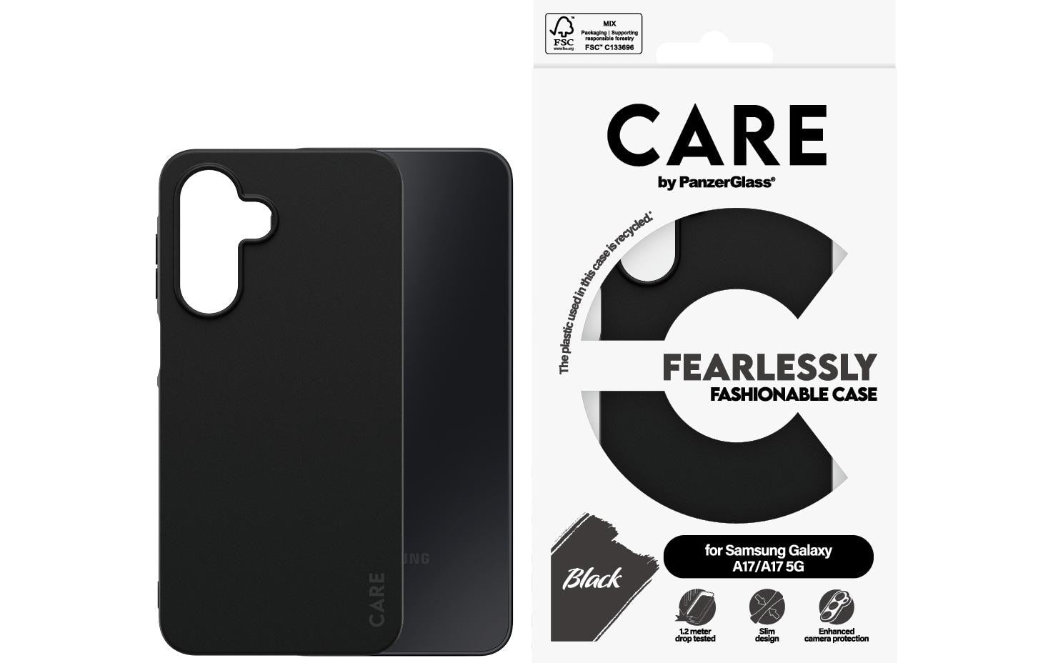 Care Backcover – für Samsung Galaxy A17 – schwarz – TPU