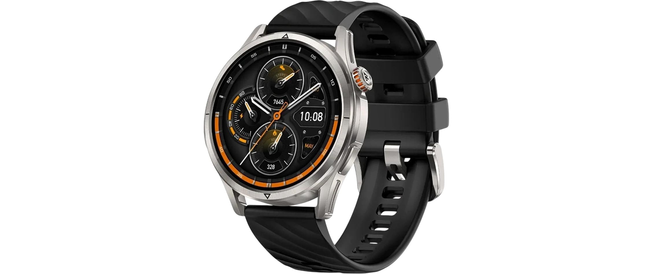 Kospet MAGIC R10 – GPS-Smartwatch – 48 mm, 1,43", GPS, Bluetooth, AMOLED, IP69, Silber