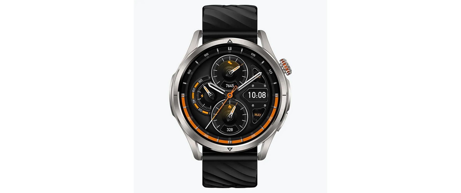 Kospet MAGIC R10 – GPS-Smartwatch – 48 mm, 1,43", GPS, Bluetooth, AMOLED, IP69, Silber