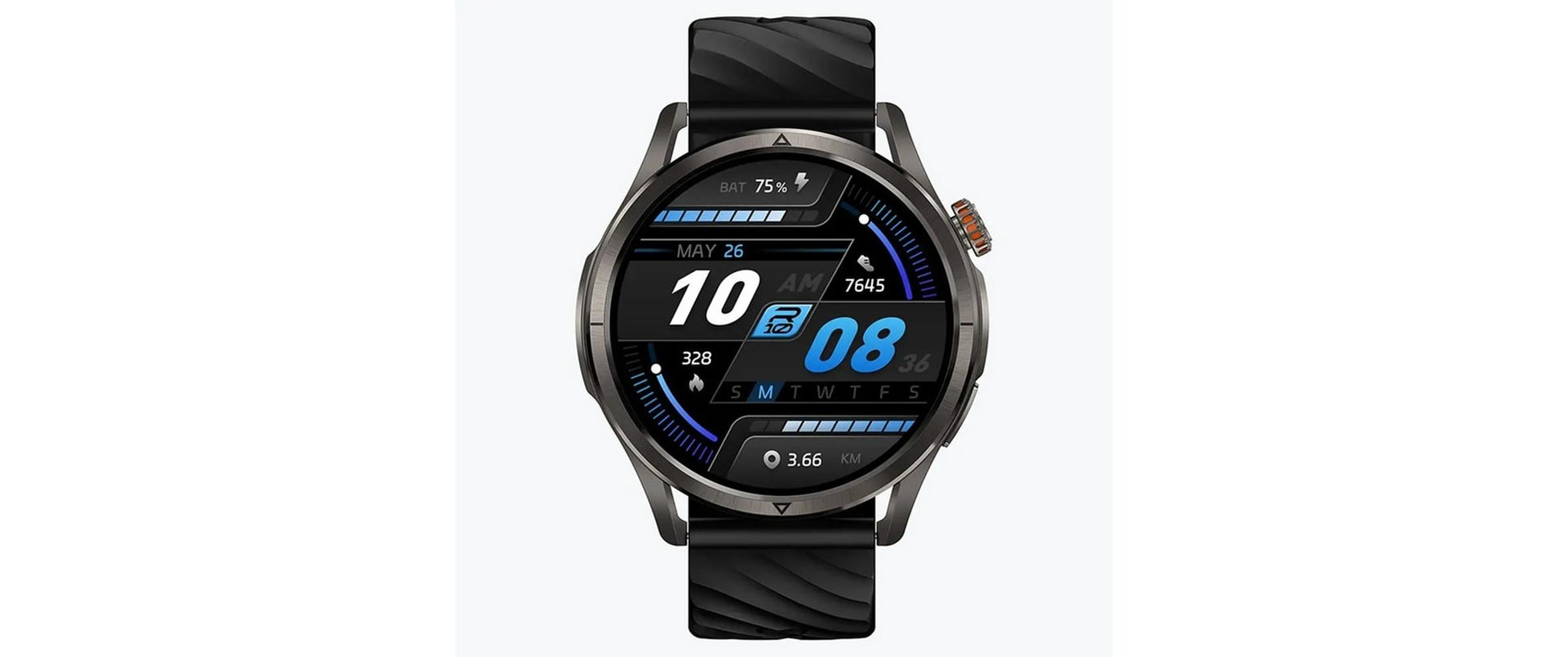Kospet MAGIC R10 – Smartwatch – 48 mm, 1,43", GPS, Bluetooth, AMOLED, 5 ATM, Schwarz