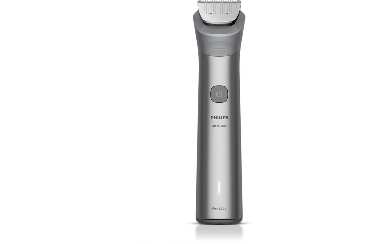Philips Multigroomer Serie 5000 MG5921/15 – Akku, 120 min, 10 Aufsätze, 0,5–16 mm, wasserfest, hellgrau