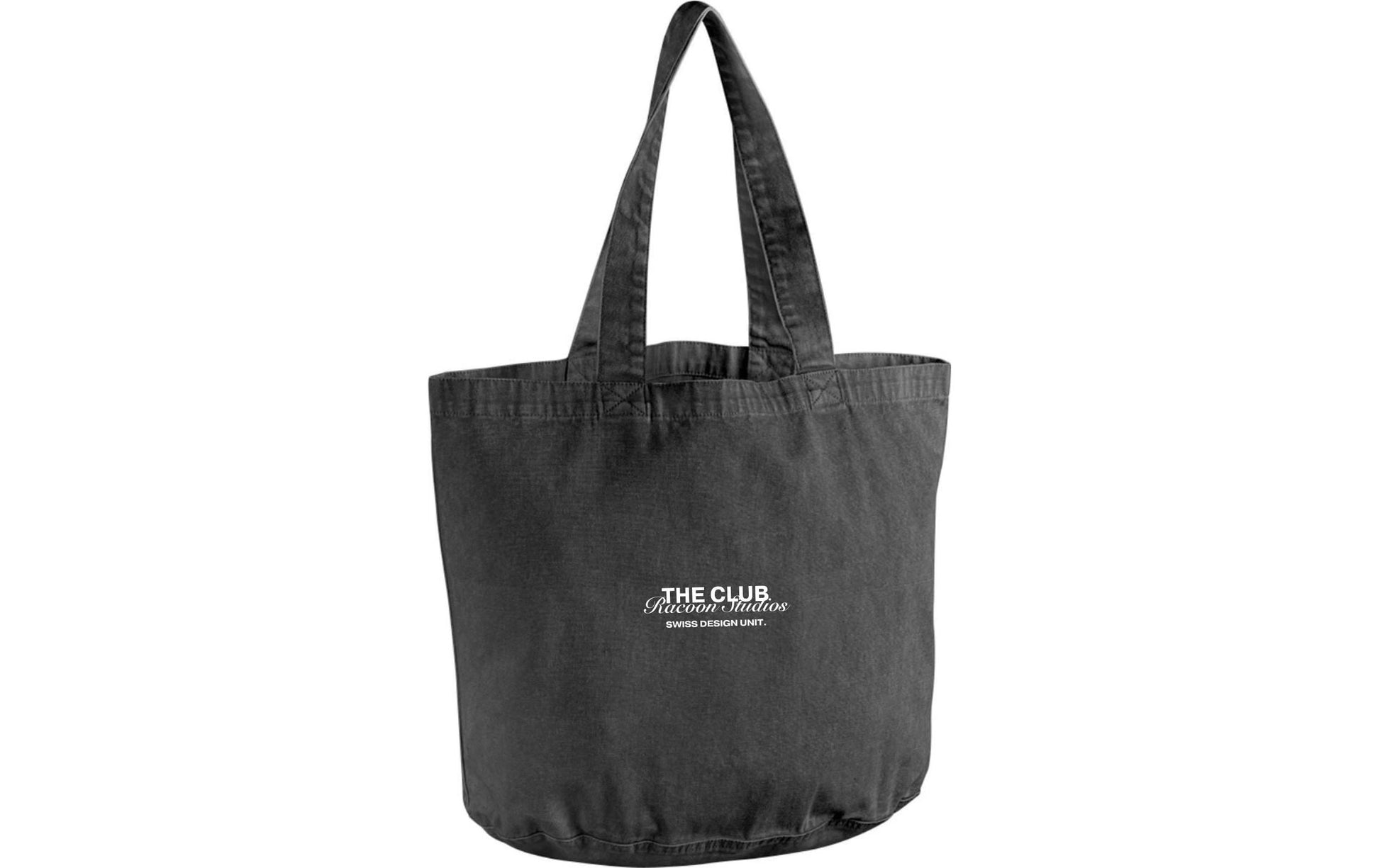 racoon Stofftasche, Baumwolle, Schwarz, 340×380×210 mm