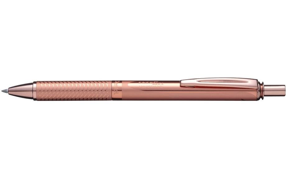 Pentel EnerGel Sterling BL407 – Tintenroller, schnelltrocknend, Druckmechanik, 0,7 mm, blau