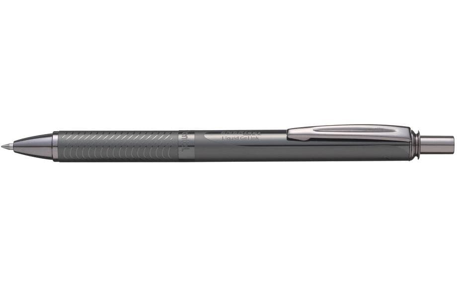 Pentel EnerGel Sterling BL407 – Tintenroller, schnelltrocknend, Druckmechanik, 0,7 mm, blau