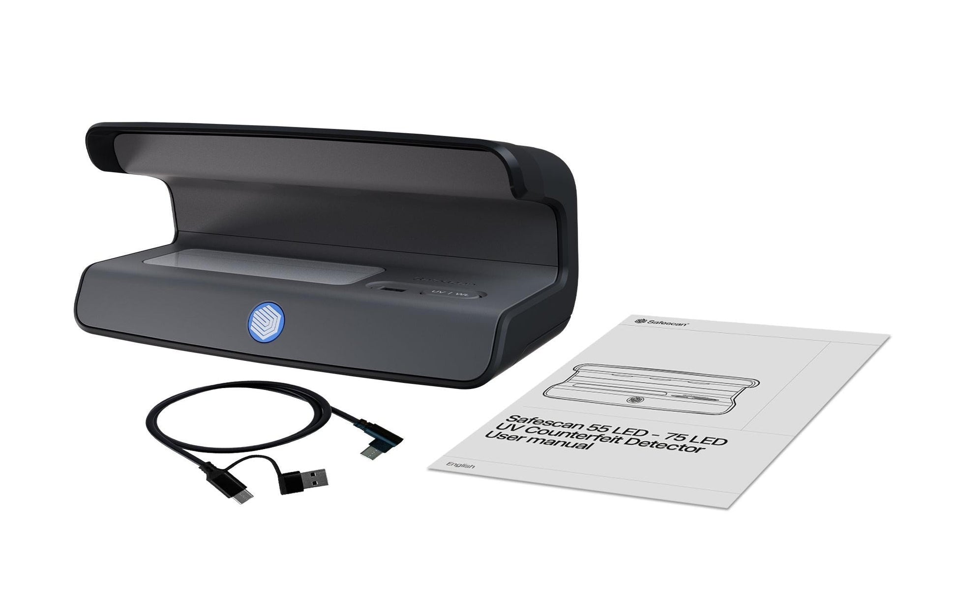 Safescan Geldscheinprüfgerät, Schwarz, SS75 LWD