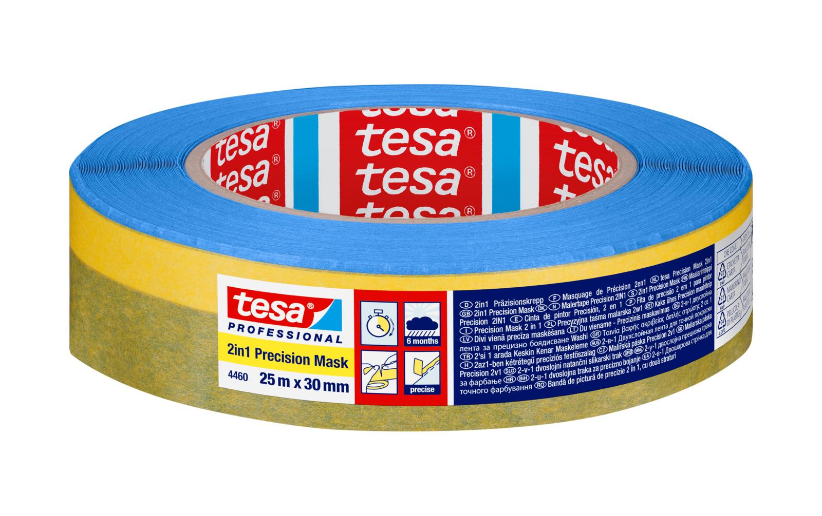 TESA Malerband 4460 2in1 – 25 mm × 25 m