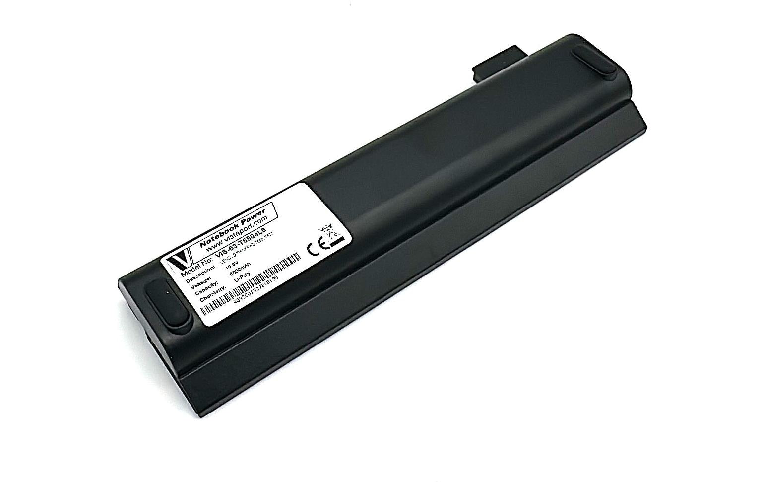 Vistaport Notebook-Akku – für ThinkPad T470–T580 – 72 Wh, 10,8 V