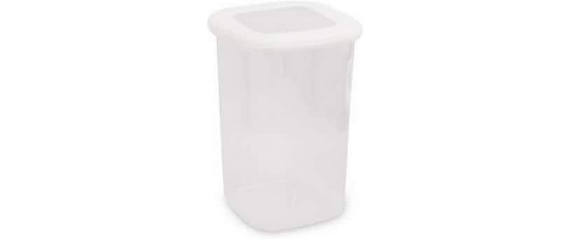 Hermia Vorratsdosen-Set 3×500 ml, 3×1,2 l, 3×1,8 l, Kunststoff, Weiss