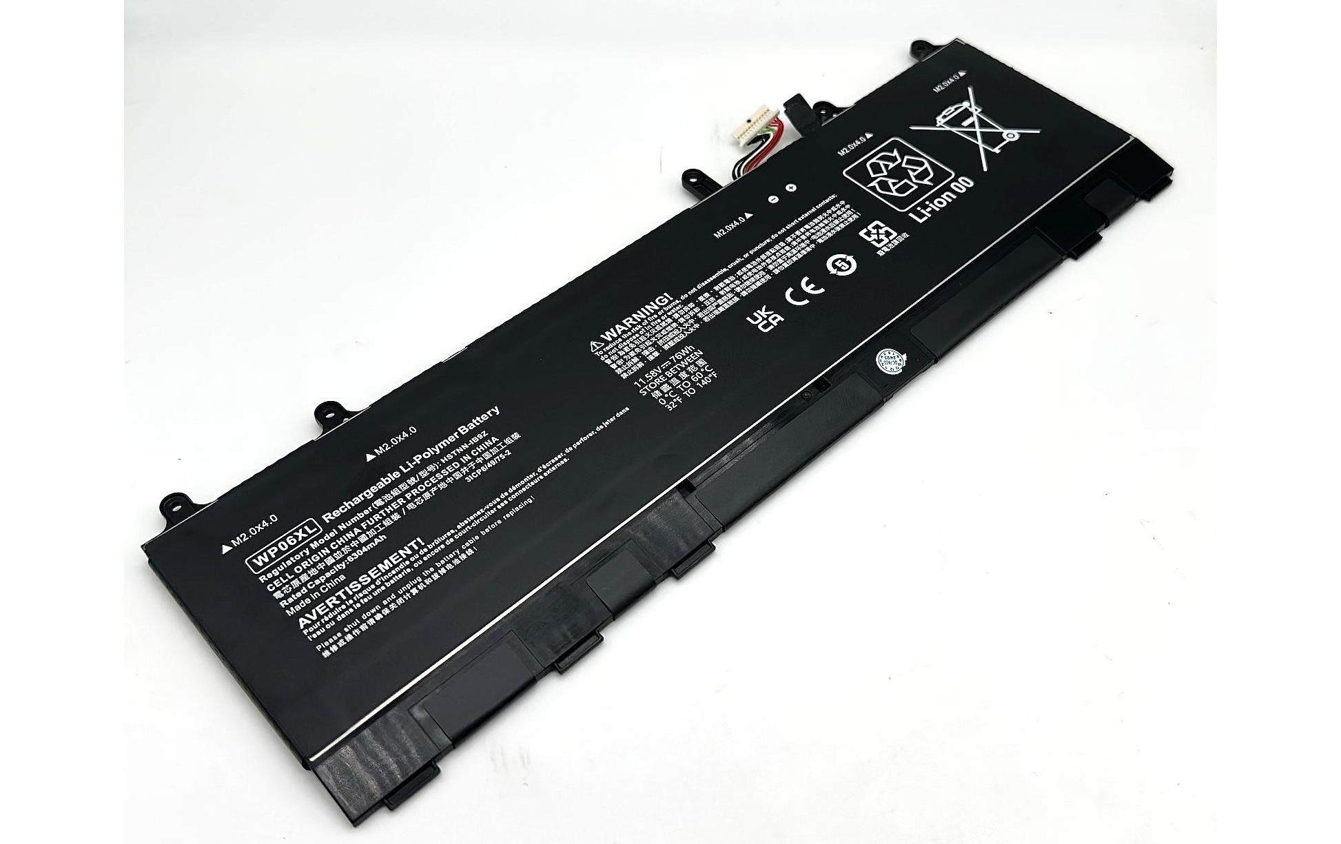 Vistaport Notebook-Akku – für HP ZBook Firefly 16 G10 – 76 Wh, 11,58 V – Schwarz