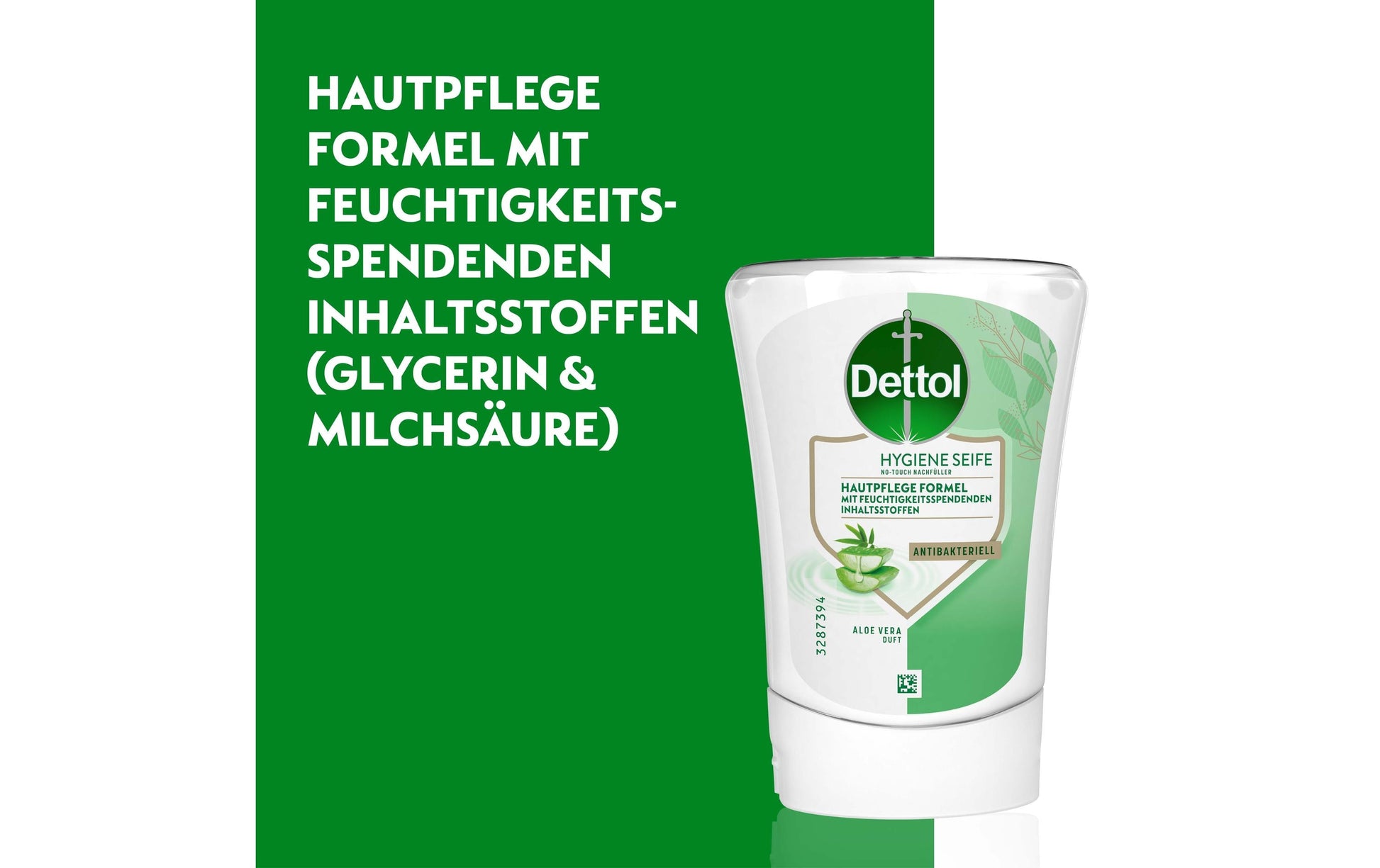 Dettol Flüssige Handseife – Aloe Vera – Nachfüllbeutel – 250 ml