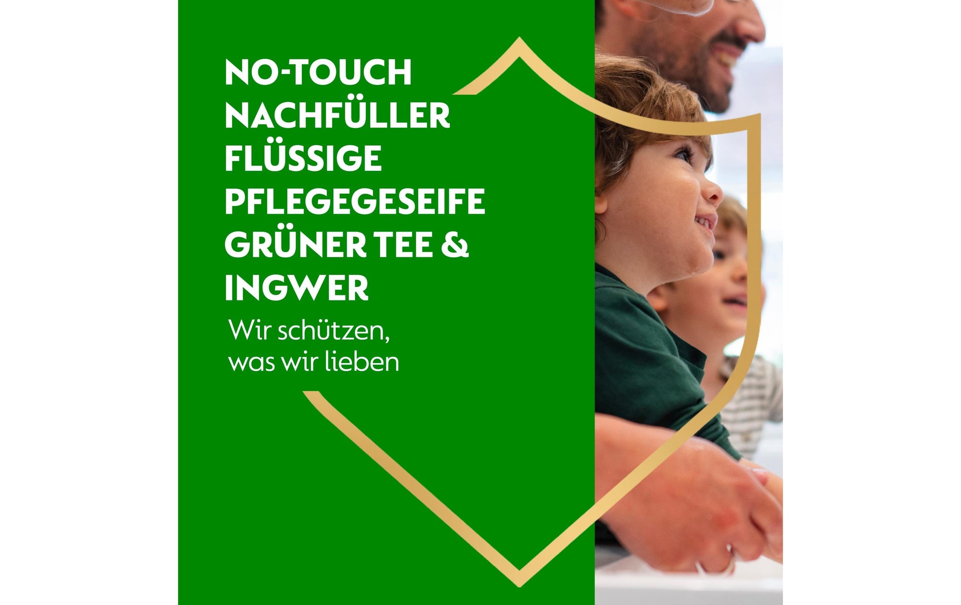 Dettol Flüssige Handseife – Nachfüllbeutel für No Touch – Grüner Tee – 250 ml