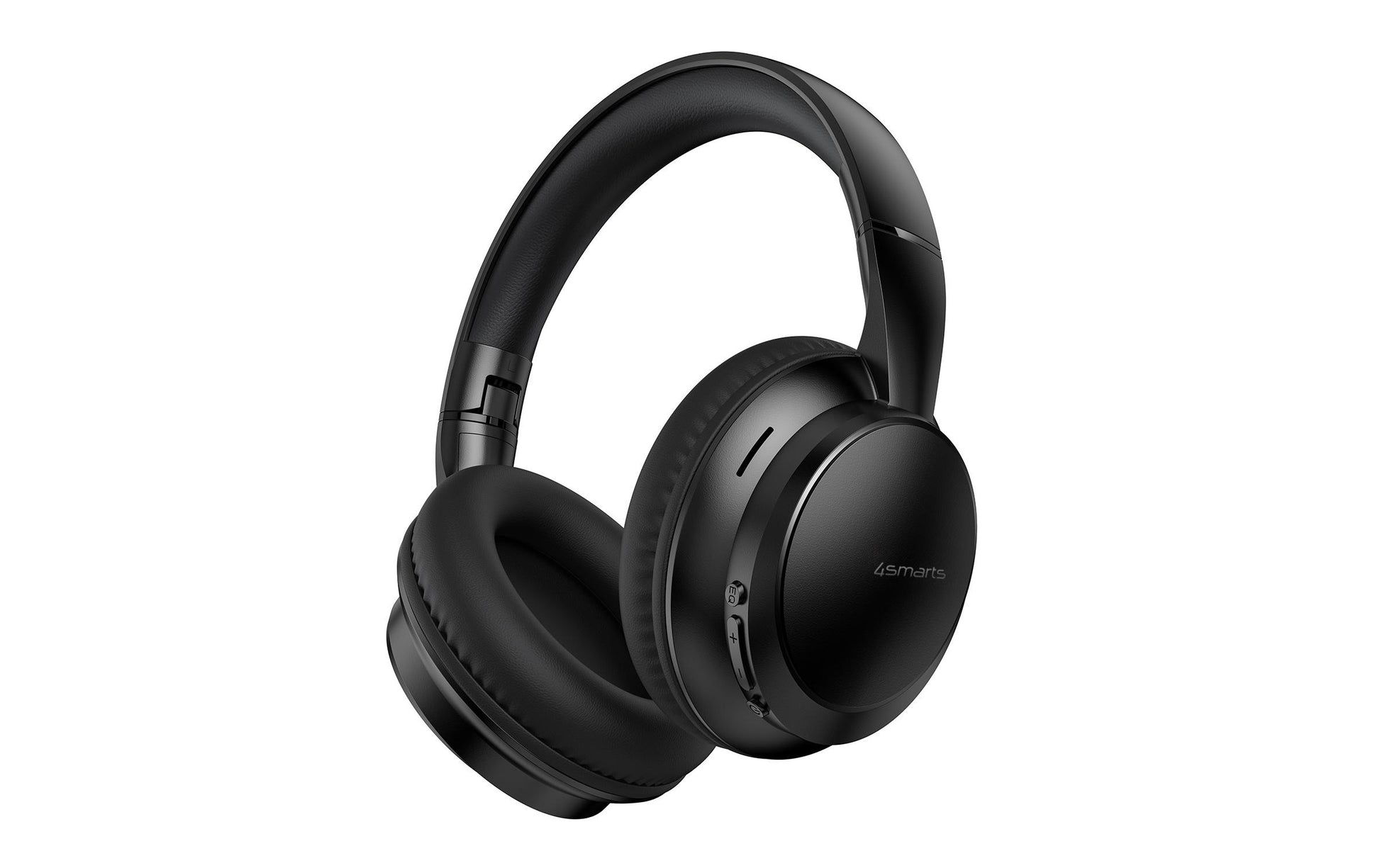 4smarts SkyBuds Wave Over-Ear Kopfhörer – Stereo, Kabel + BT, 3,5 mm Klinke, USB-C, Schwarz, BT 5.4
