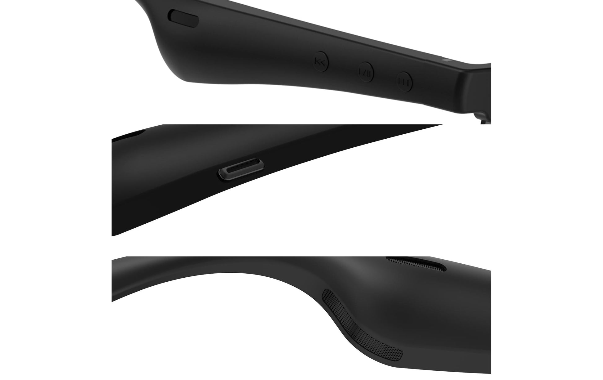 4smarts Soundglass Sport 2 Over-Ear Kopfhörer – Ohrbügel, Stereo, BT 5.3, Schwarz