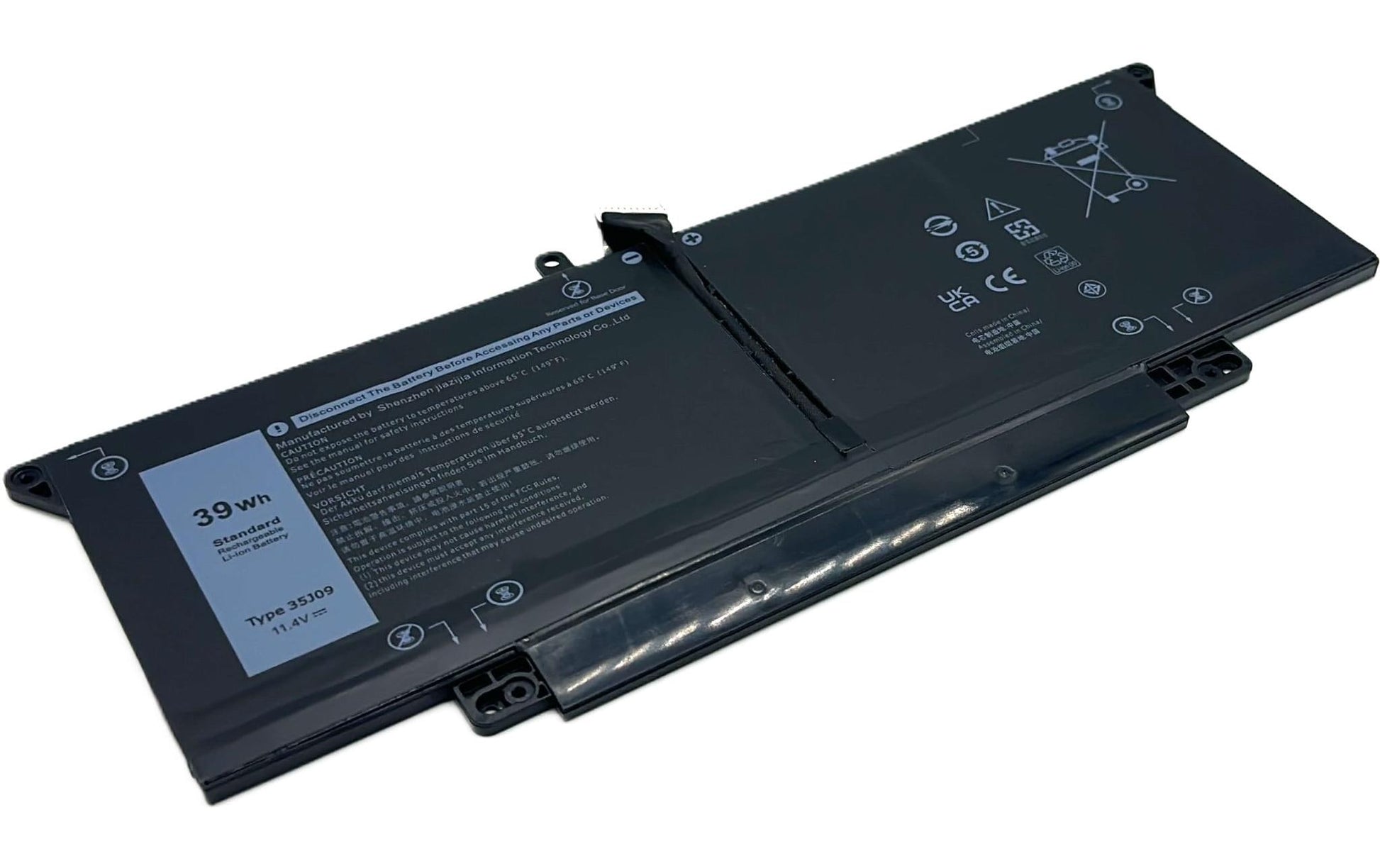 Vistaport Notebook-Akku – für Latitude 7410, Latitude 7310 – 39 Wh, 11,4 V – Schwarz