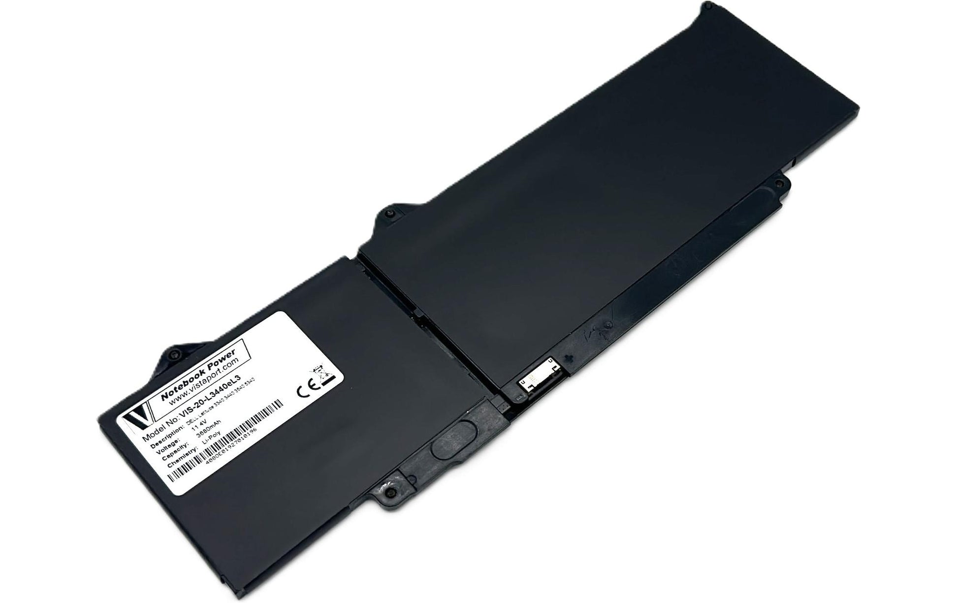 Vistaport Notebook-Akku – für Dell Latitude 3340, 3440, 3540, 5340 – 42 Wh, 11,4 V – Schwarz