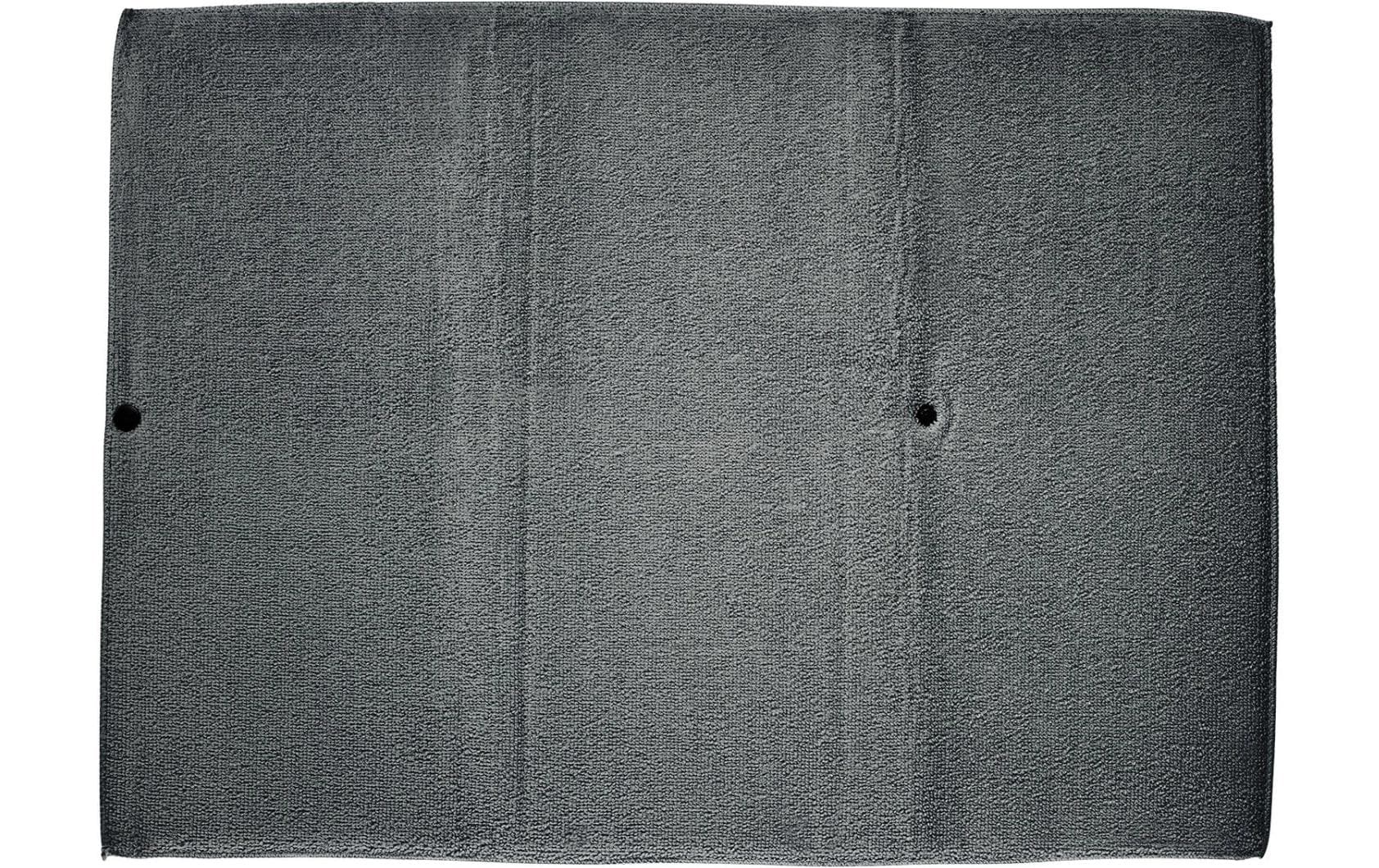 Westmark Abtropfmatte 60 × 46 × 4,2 cm, Mikrofaser, Grau, mit Tassenhalterung, spülmaschinenfest