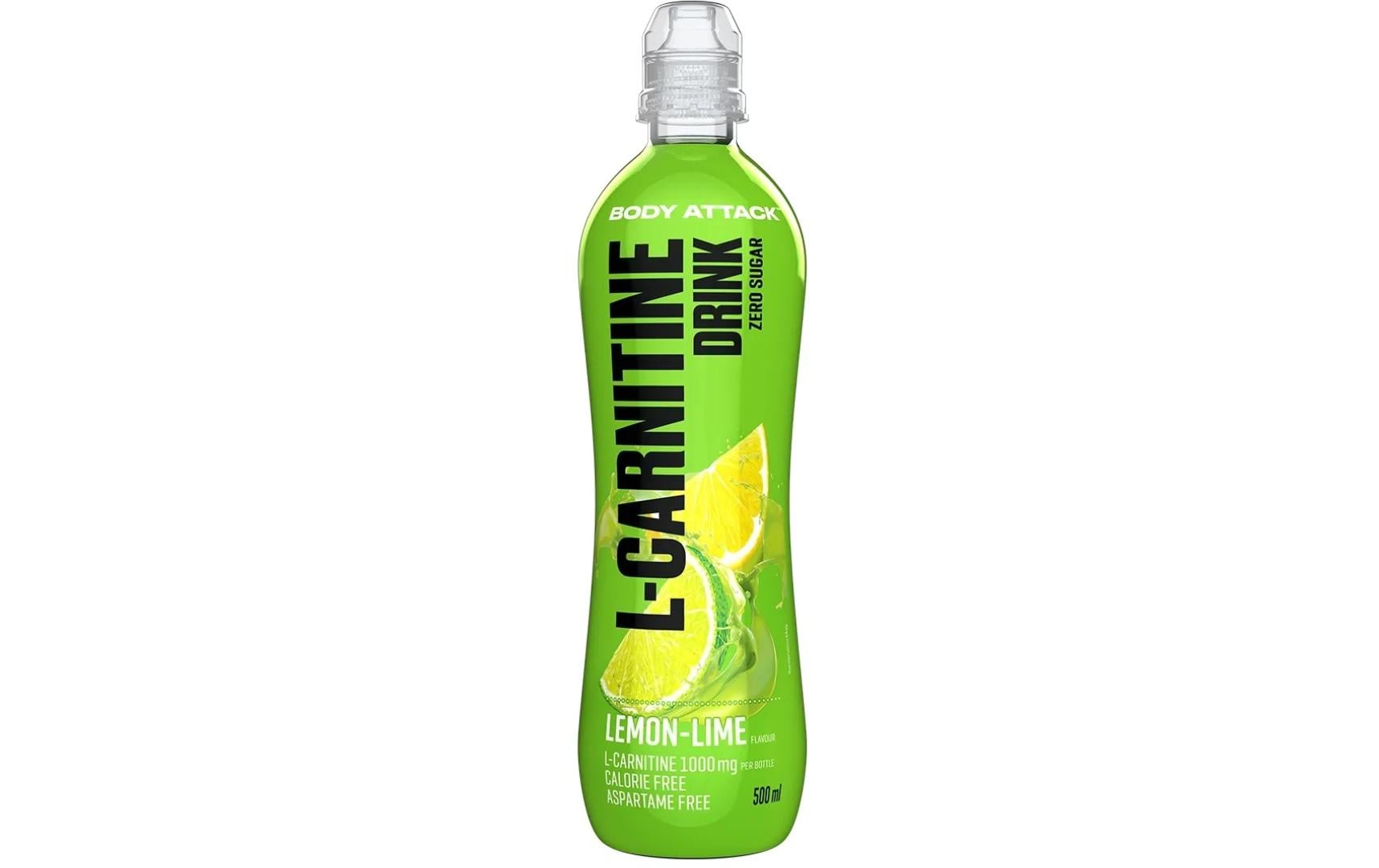 PowerFood Energy Drink L-Carnitin, Zitrone & Limette, zuckerfrei – 5 dl