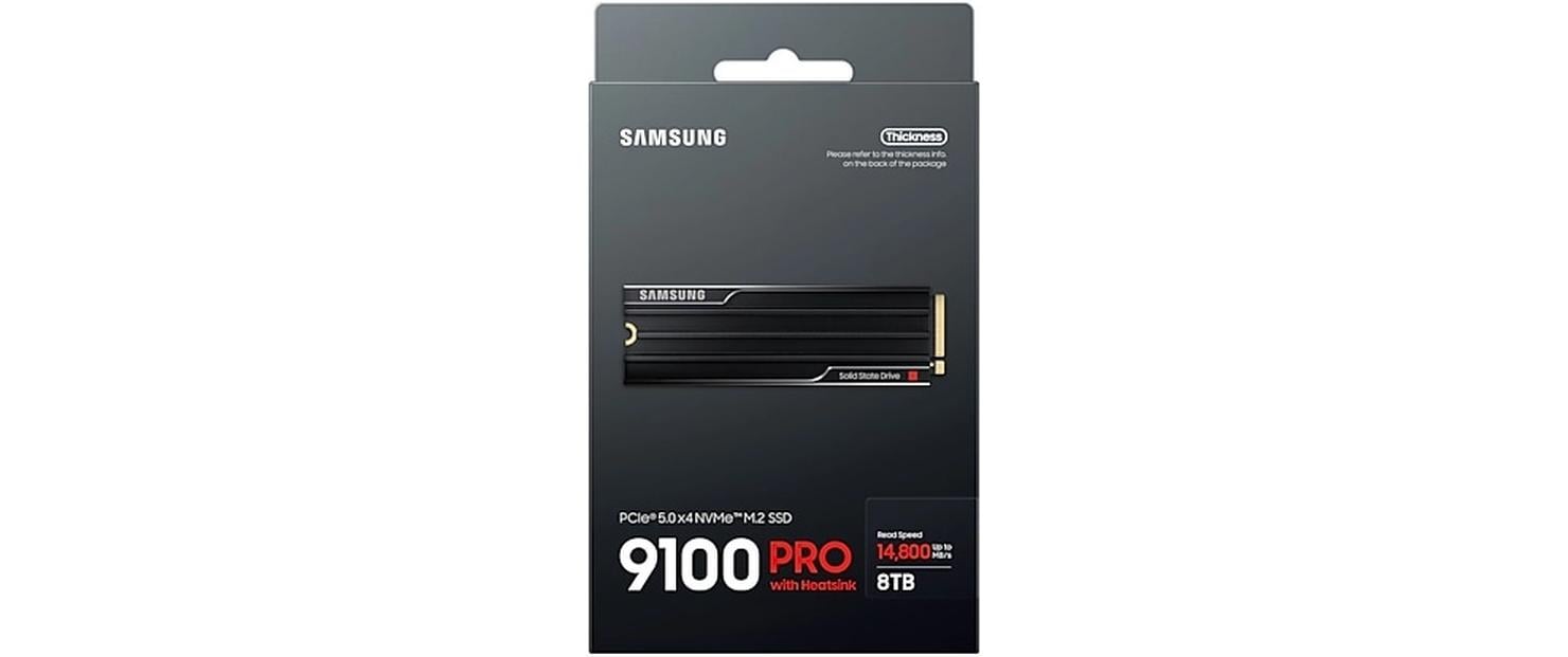 Samsung 9100 PRO – M.2 2280 NVMe PCIe 5.0, 8 TB, für PC/Laptop
