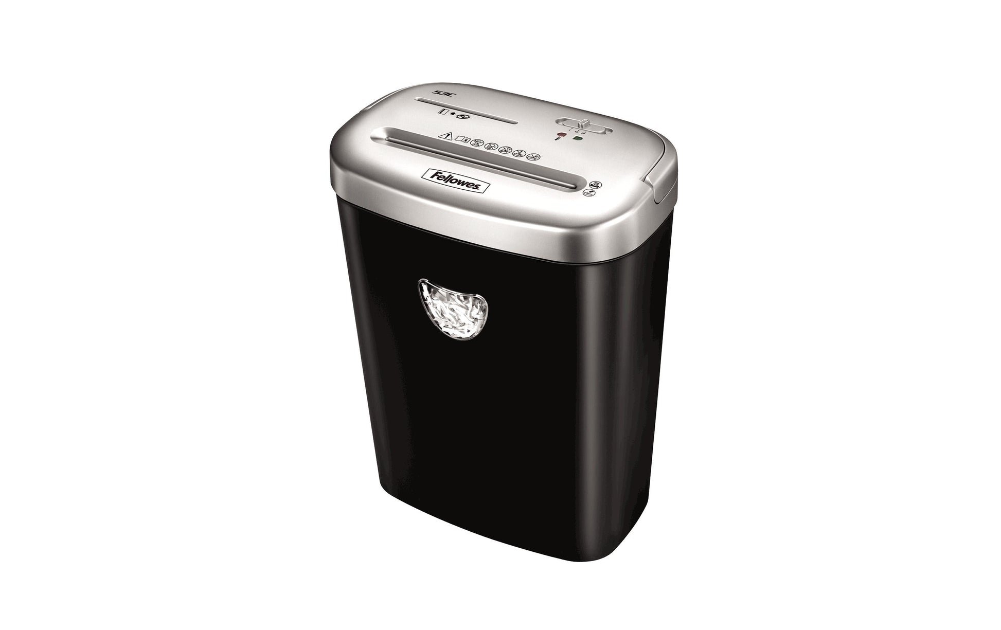 Fellowes Powershred 53C – Aktenvernichter, DIN P-4, Partikelschnitt 4 × 35 mm, 10 Blatt, 23 l