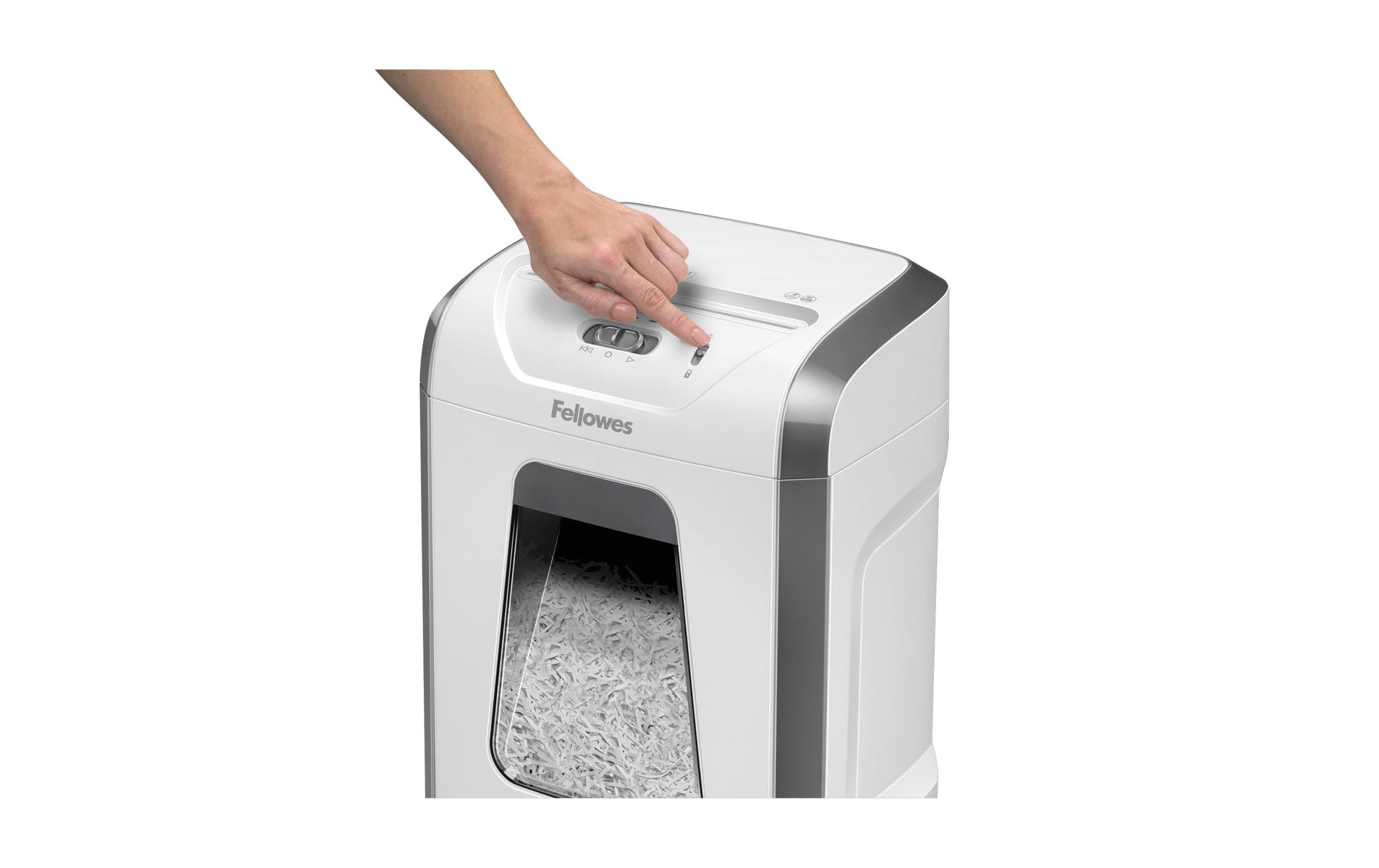 Fellowes Powershred 15C – Aktenvernichter, DIN P-4, Partikelschnitt 4 × 40 mm, 15 Blatt, 19 l