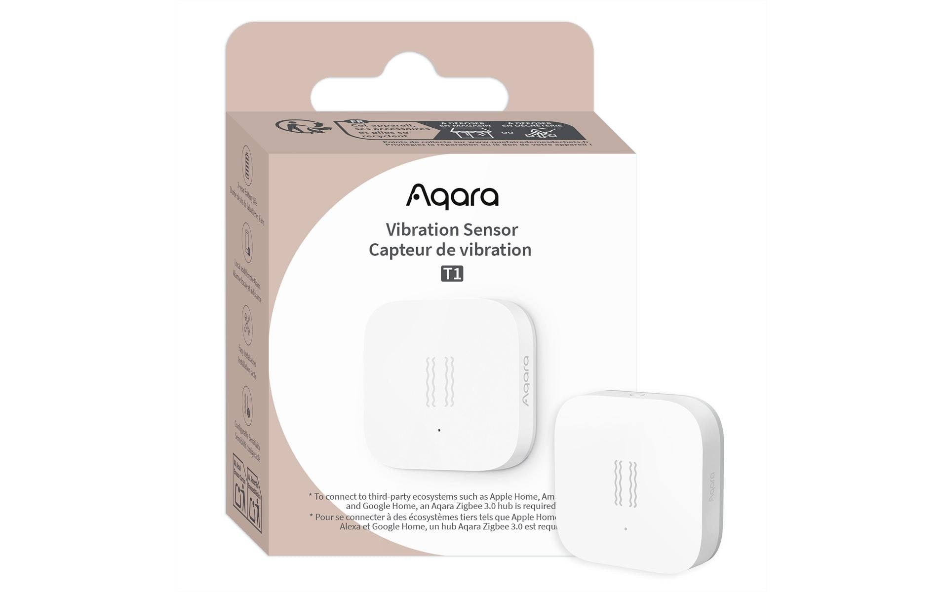Aqara T1 – Sensor – Vibration, Neigung, Sturz – für Aqara, Apple HomeKit