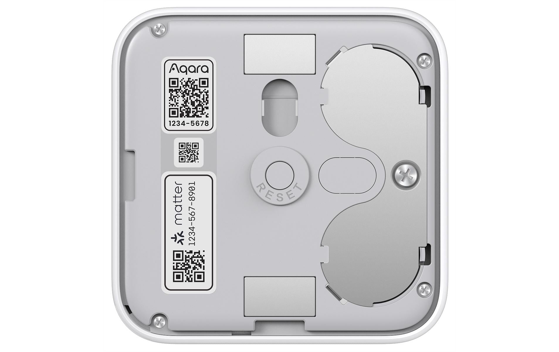 Aqara W100 – Sensor – Temperatur & Luftfeuchtigkeit, Zigbee, Thread – für Matter-fähige Systeme