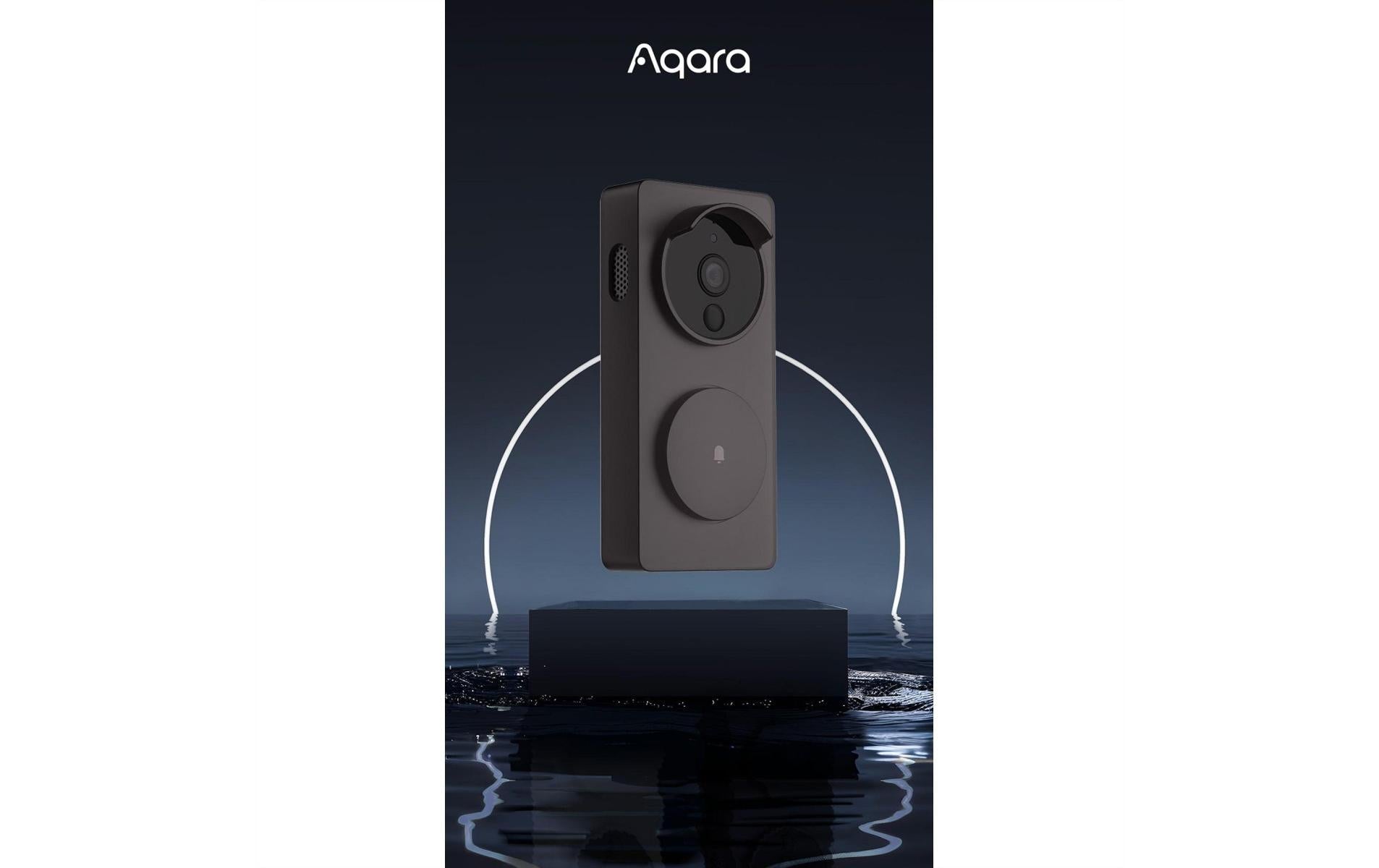 Aqara Türklingel-Zubehör – Wasserdichtes Gehäuse für Smart Video Doorbell G4, Schwarz