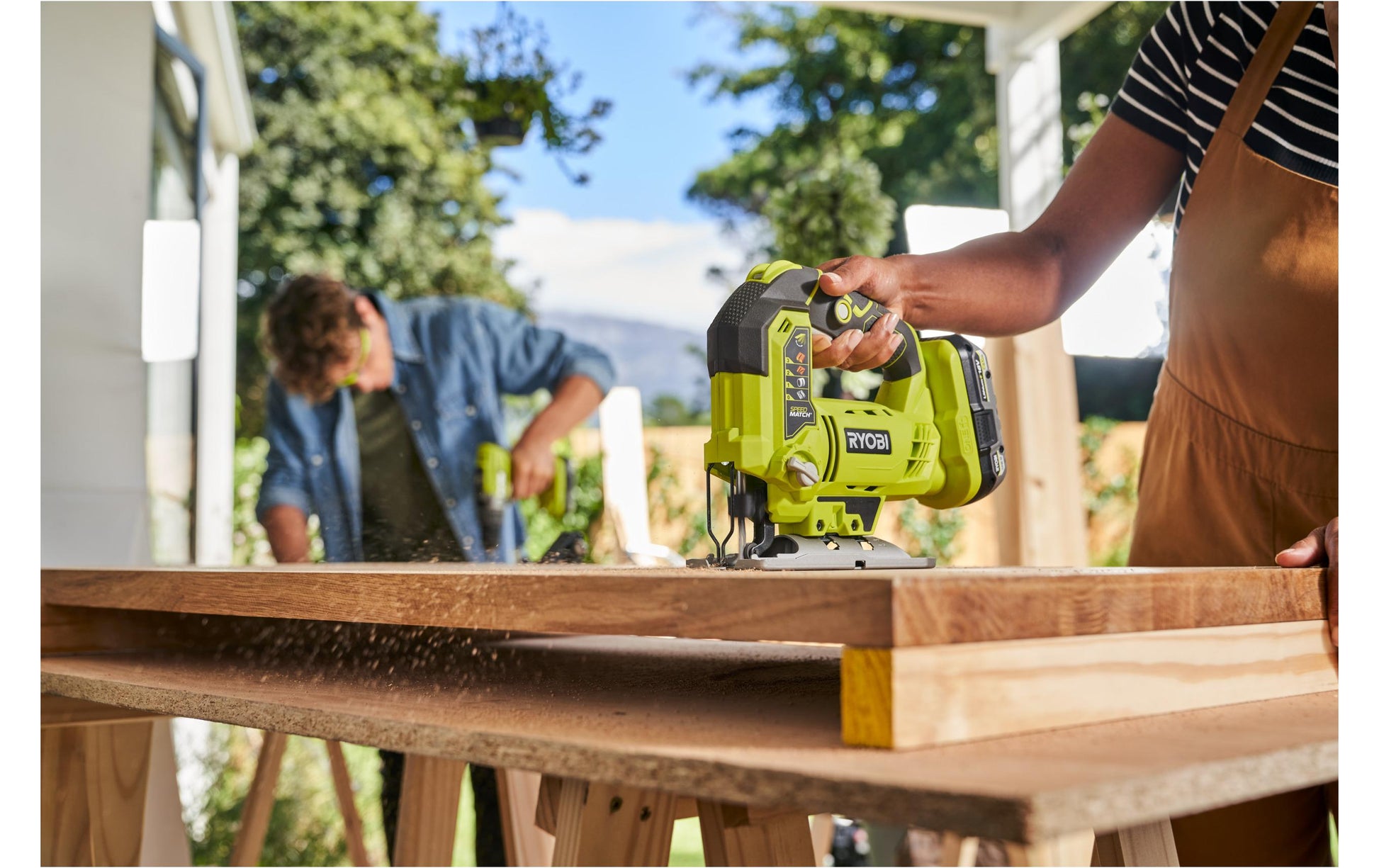 Ryobi Stichsäge R18CK3PJ-1X40S – 18 V (ONE+) – mit 1×4,0 Ah & 1×5,0 Ah – Transporttasche