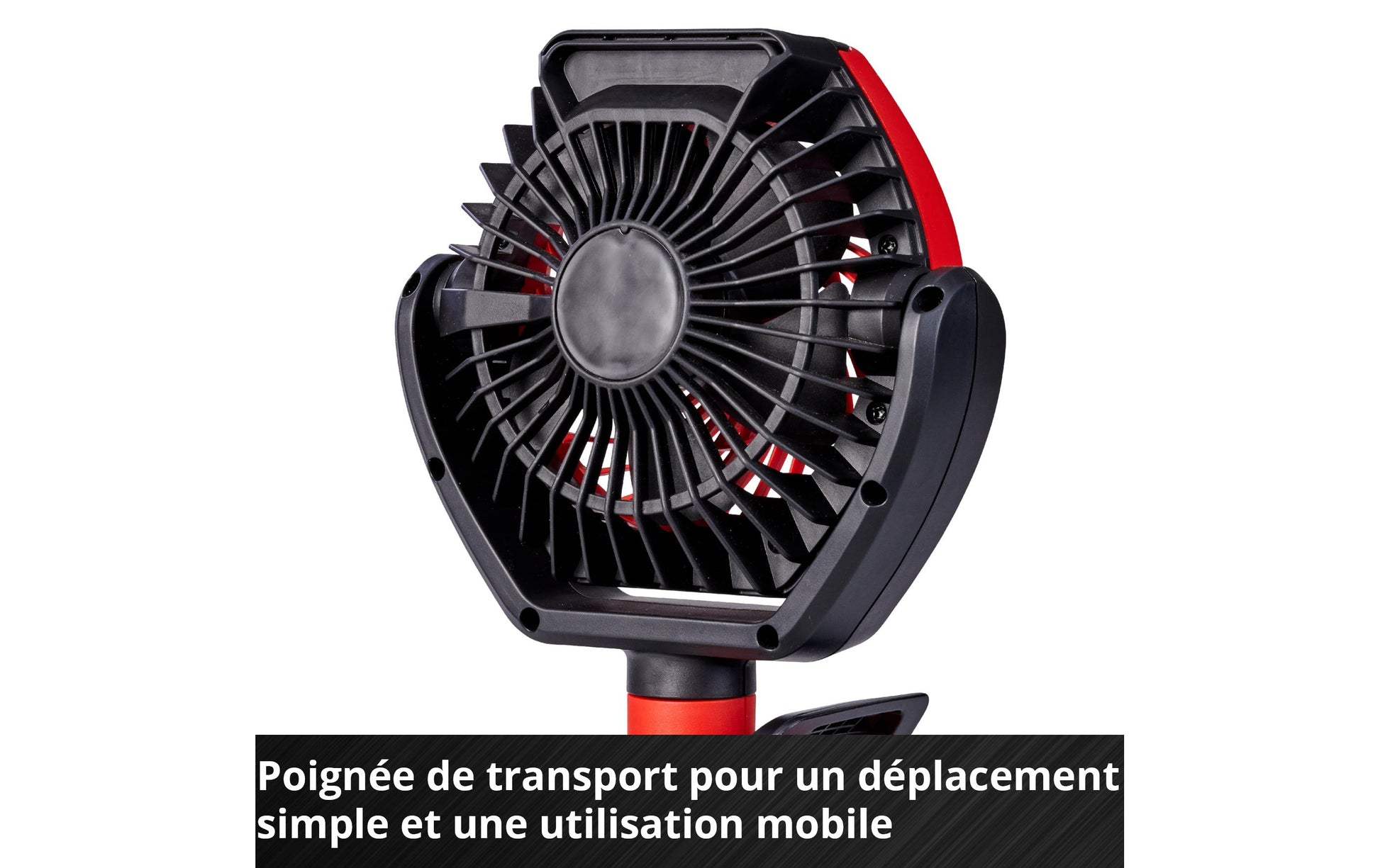 Einhell Tischventilator GC-CF 18/110 Li-Solo – oszillierend, Rot