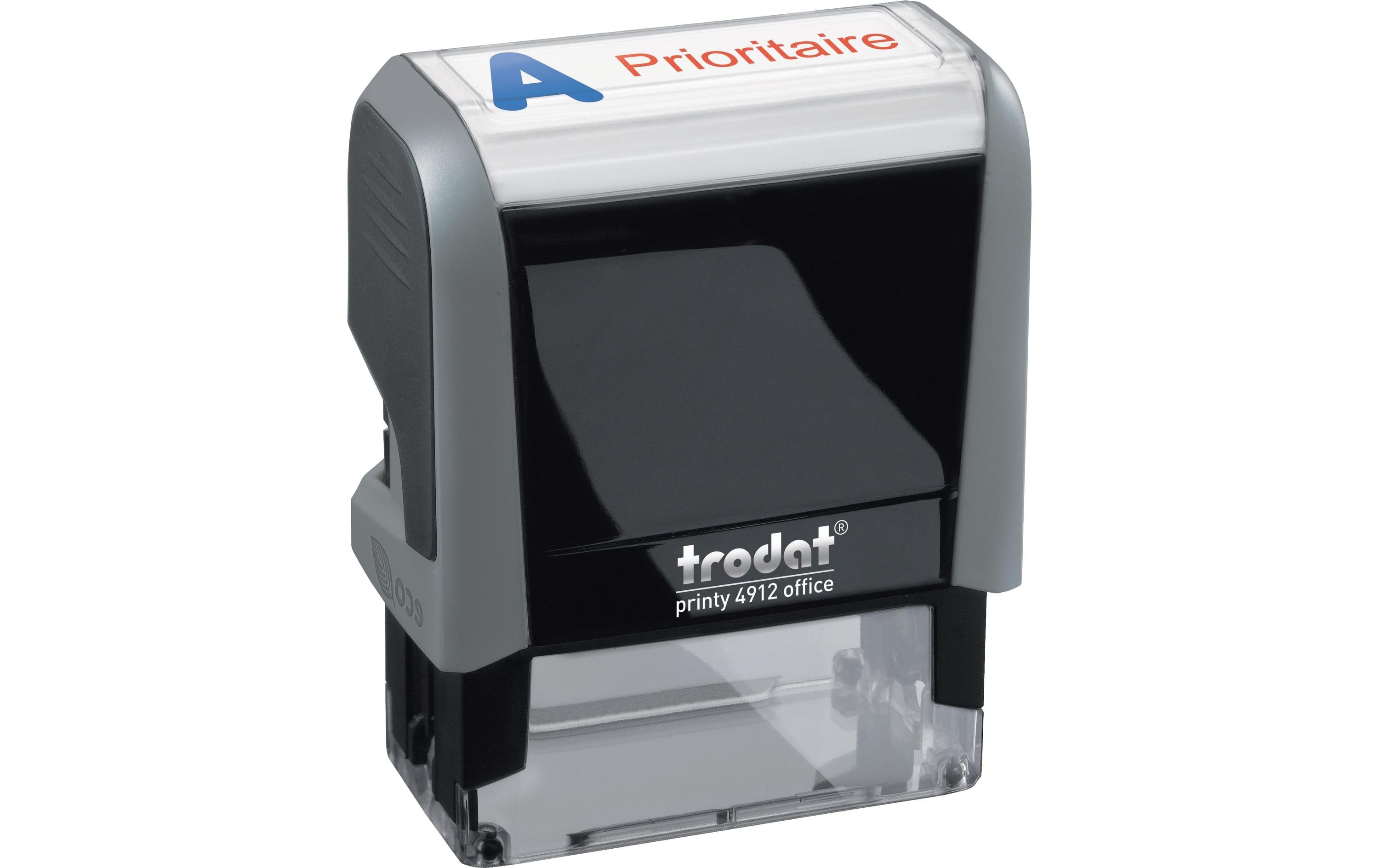 Trodat Office Printy 4912 – Selbstfärbender Wortstempel, Englisch – Schwarz