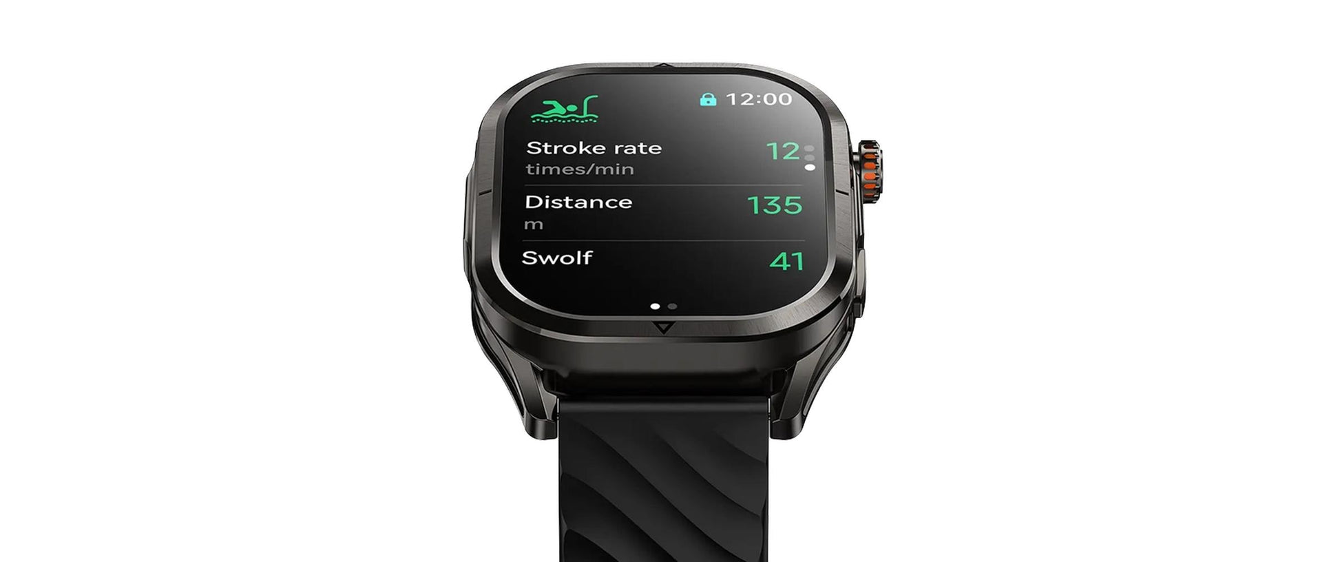 Kospet MAGIC P10 – Smartwatch – 40,8 mm, 1,96" AMOLED, GPS, IP69K, Schwarz