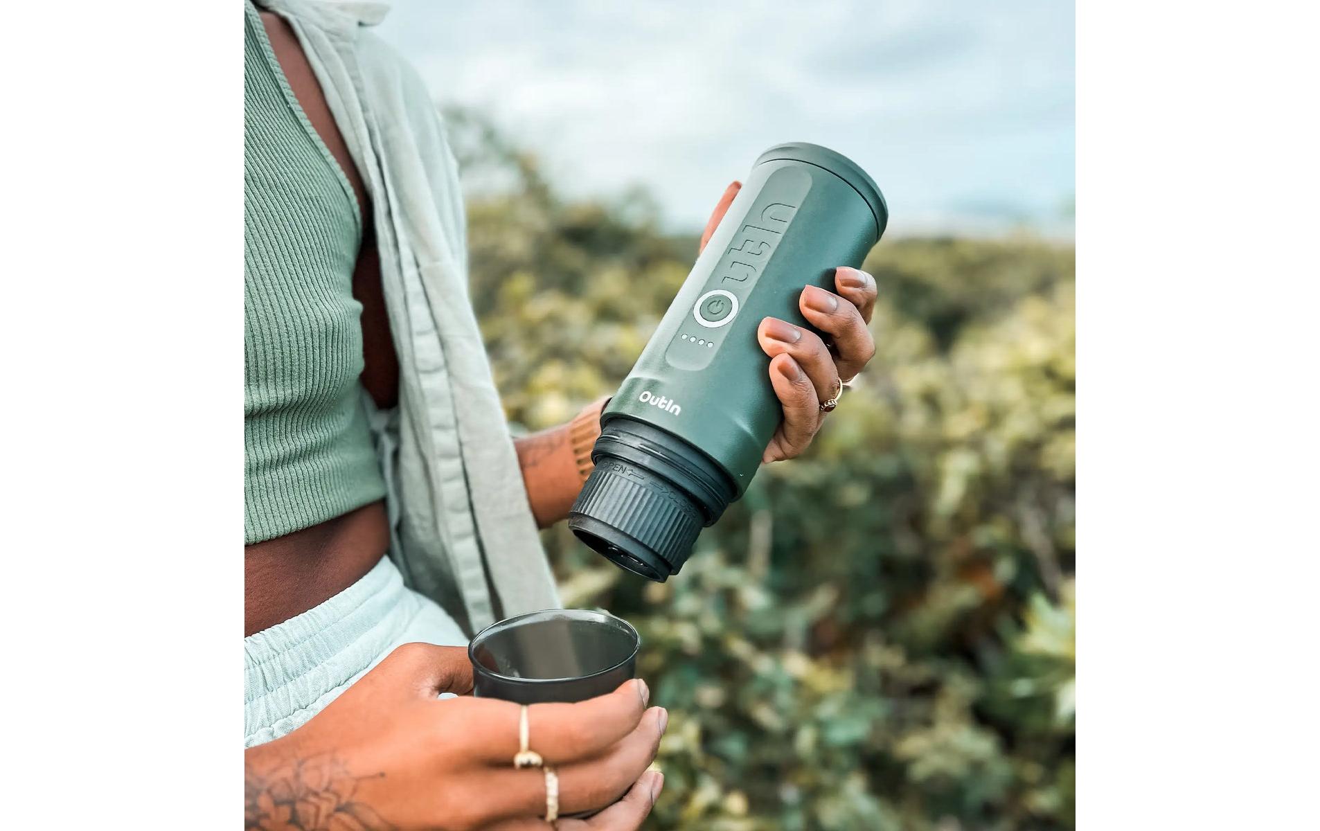 Outin Nano Kapselmaschine – für Nespresso und andere, 0,1 l, grün