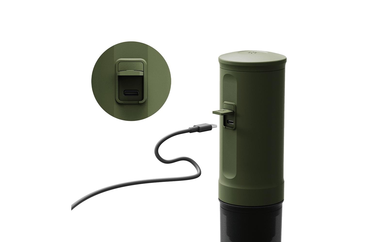 Outin Nano Kapselmaschine – für Nespresso und andere, 0,1 l, grün