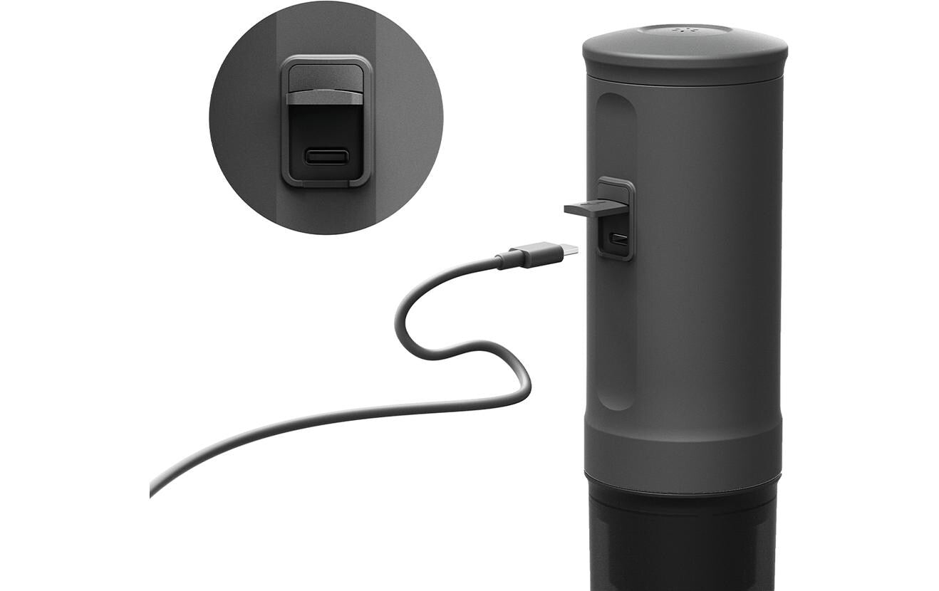 Outin Espressomaschine (Siebträger) – 20 bar, 0,1 l, grau, 0,9 × 1,9 × 2,5 cm