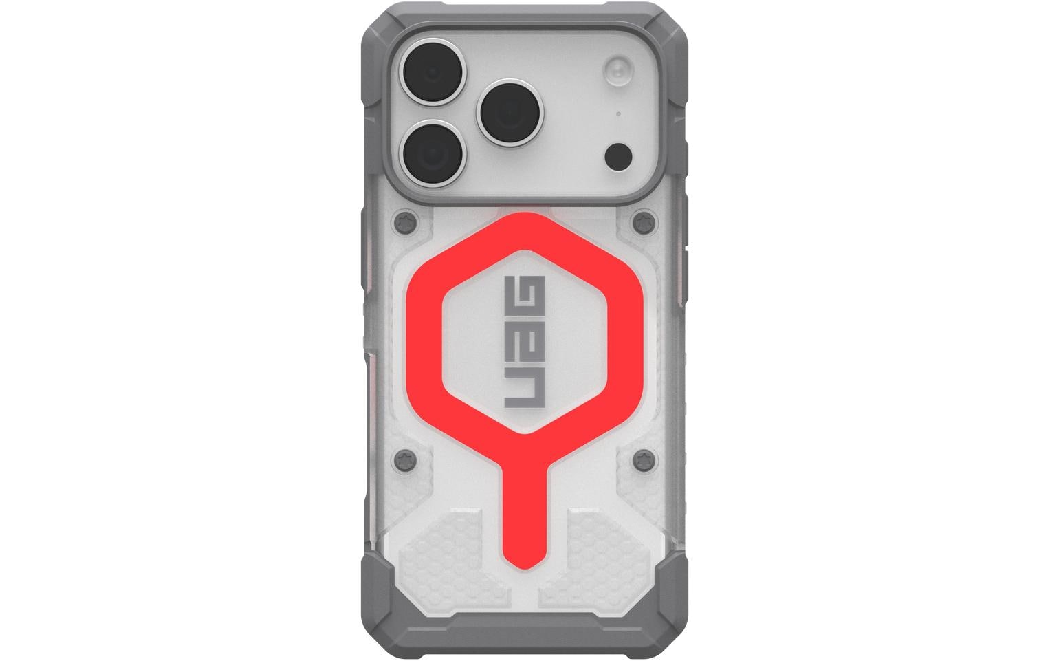 Urban Armor Gear UAG – Pathfinder MS Halsbandhülle – für Apple iPhone 17 Pro Max – grau – TPU – mit Kordel
