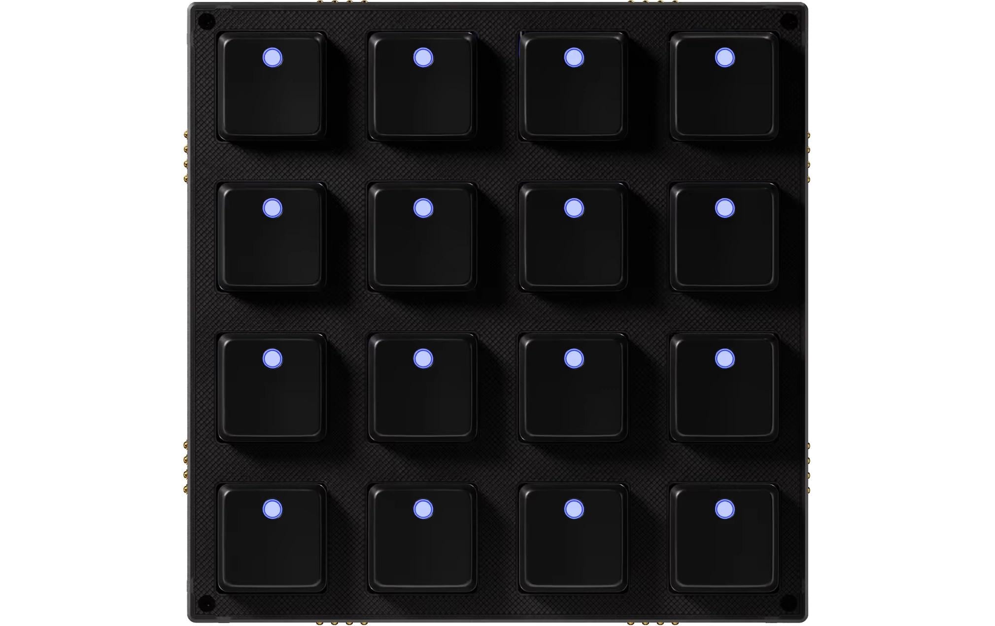 Intech Grid 3 BU16 – Controller-Modul, 16× Druckknöpfe, schwarz