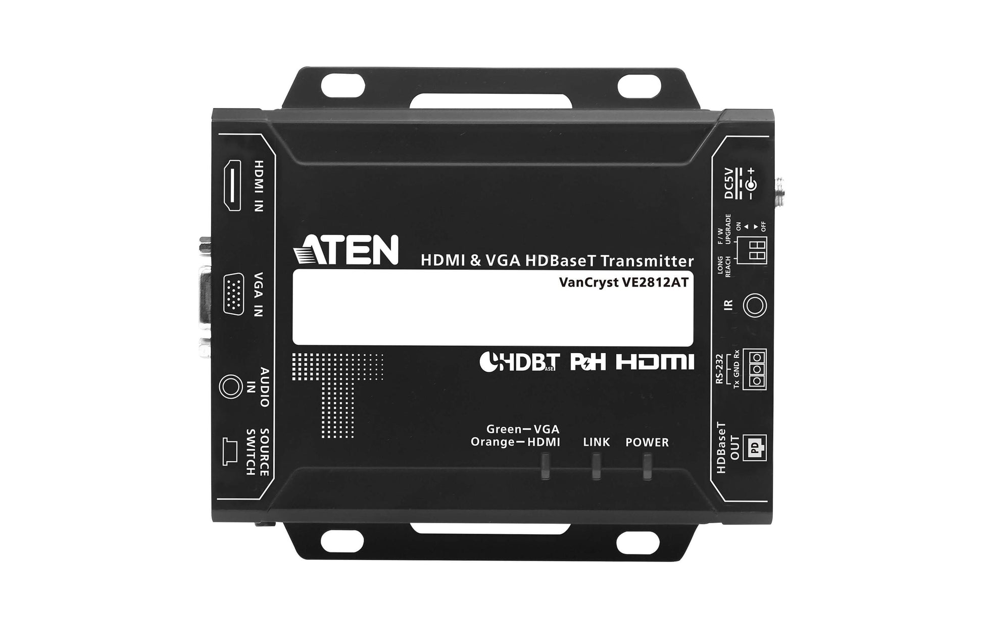 ATEN VE2812AT – HDBaseT-Transmitter, HDMI/VGA, PoE, 4K bis 150 m