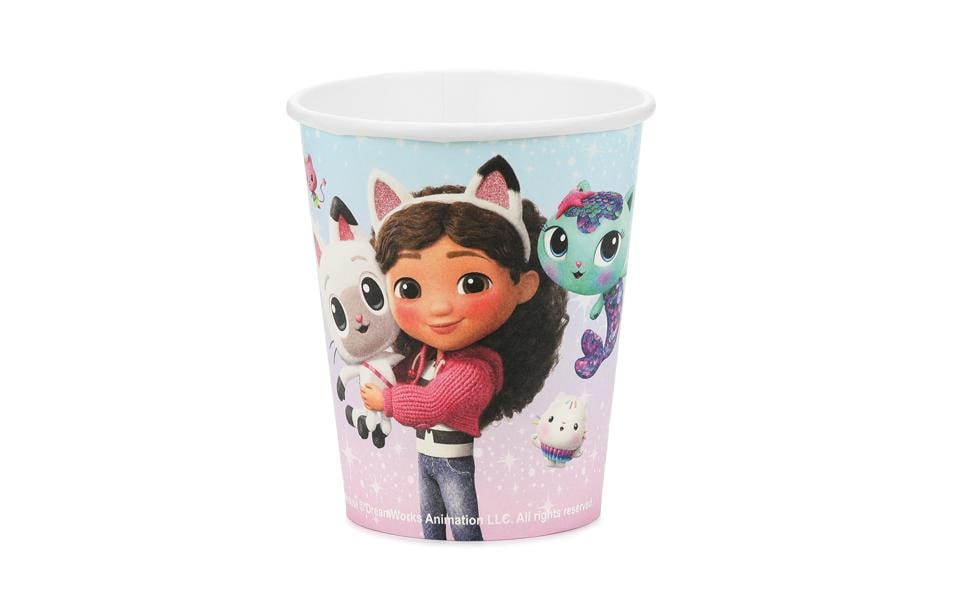 PartyDeco Becher, Papier – 2,5 dl, mehrfarbig – 6 Stk.