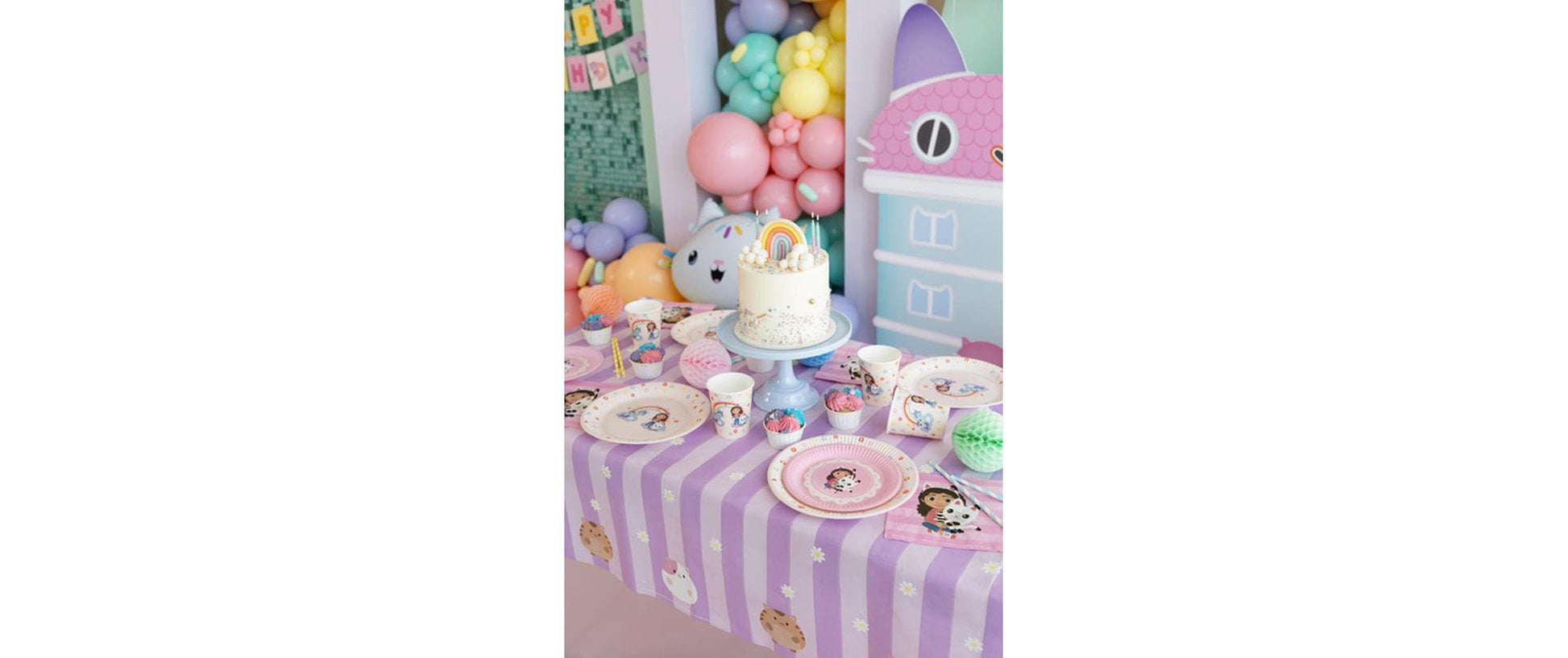 PartyDeco Trinkbecher, Papier – 2,5 dl, mehrfarbig – 6 Stk.