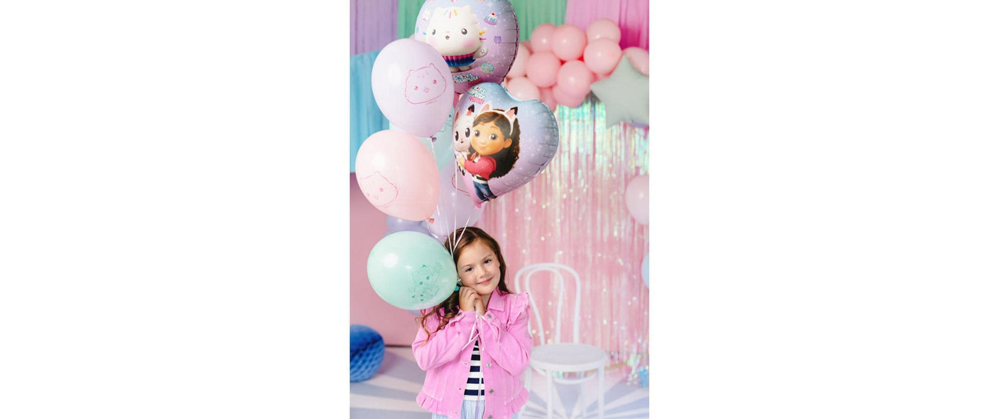 PartyDeco Gabby's Dollhouse Luftballons – mehrfarbig – Ø 27 cm – Latex – 6 Stk