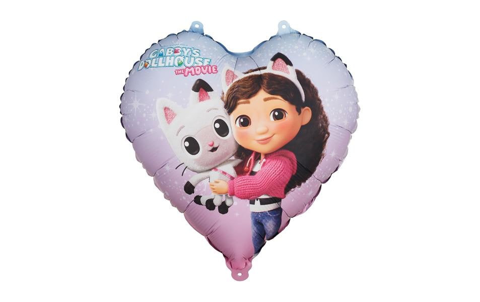 PartyDeco Folienballon Herz – Mehrfarbig – 35 cm – Folie – 1 Stück