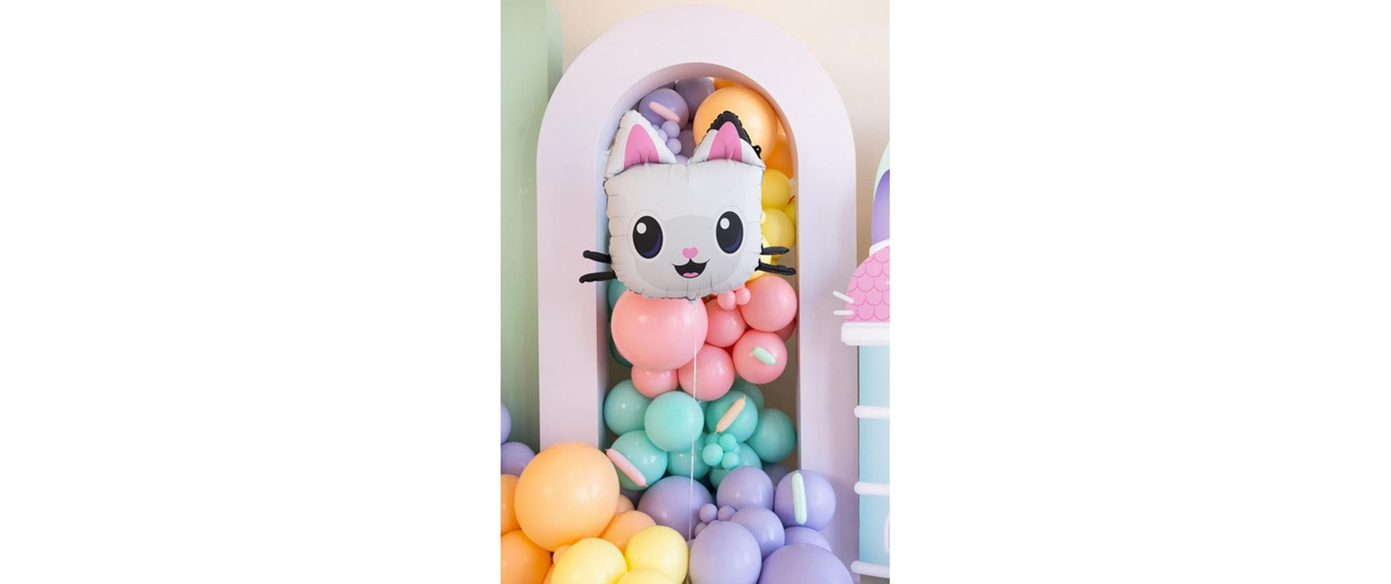 PartyDeco Folienballon Panda – mehrfarbig – 45 × 57 cm – 1 Stk
